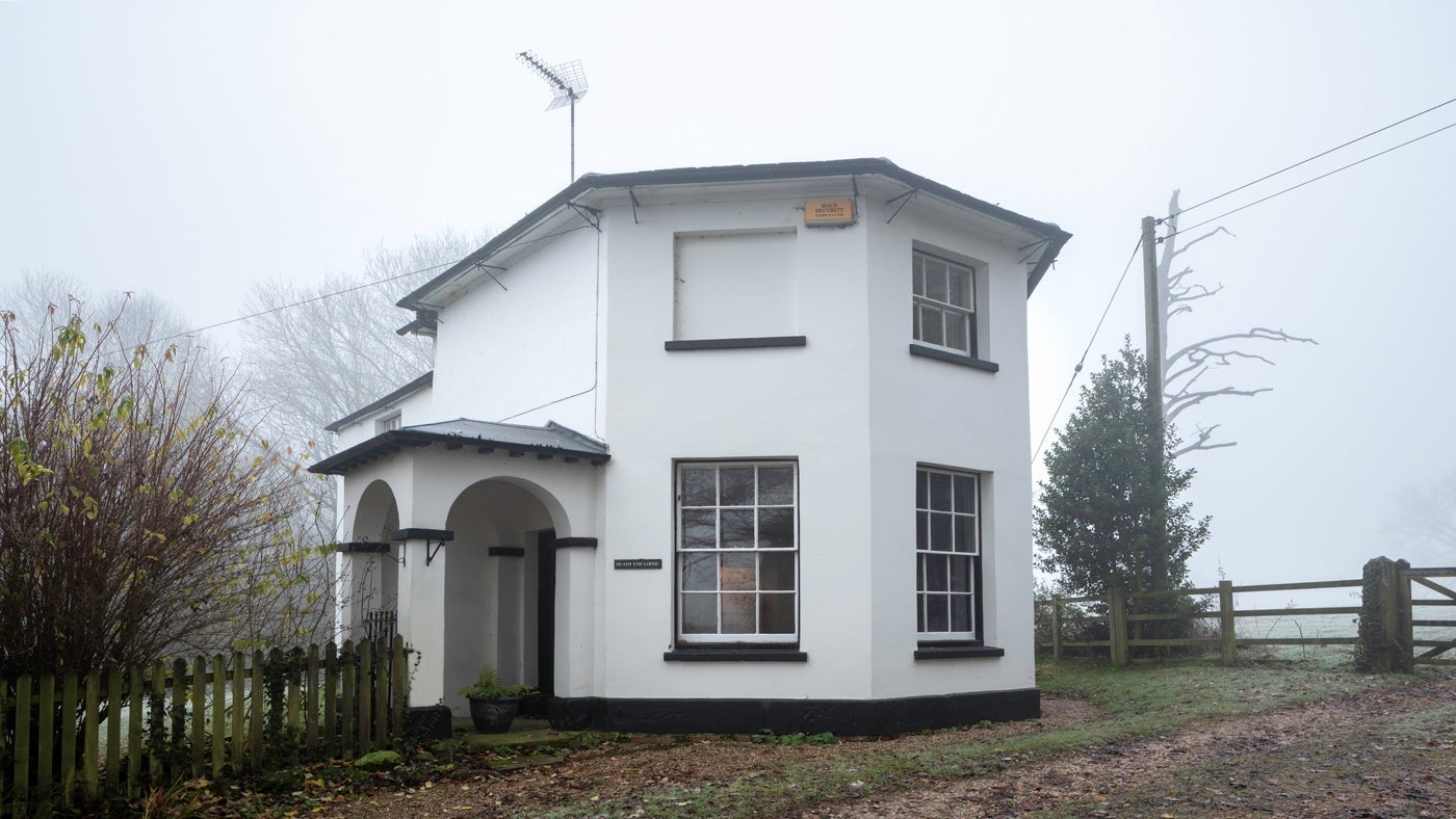 The exterior of Heath End Lodge, Ashby de la Zouch, Leicestershire