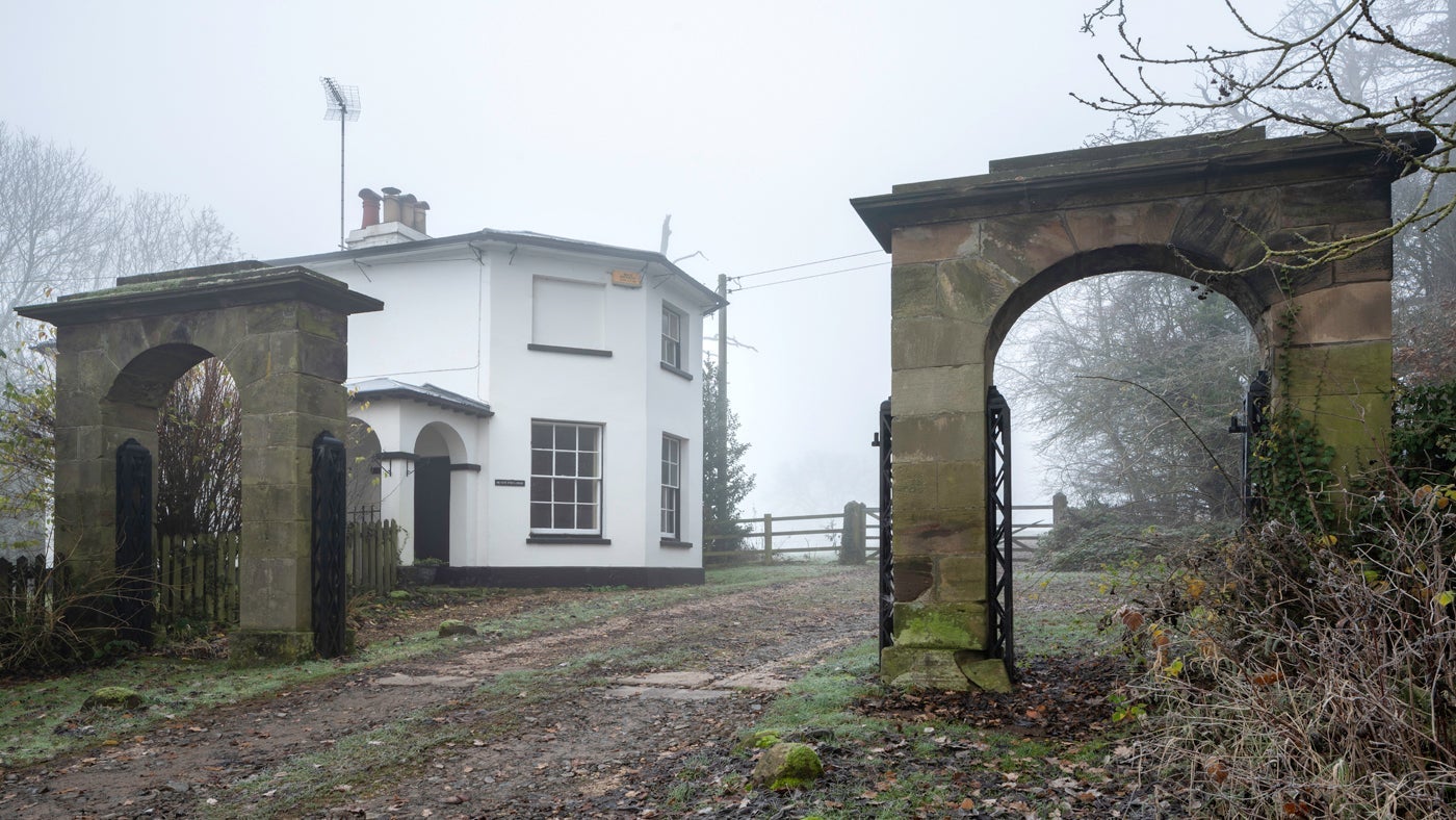 The grand exterior of Heath End Lodge, Ashby de la Zouch, Leicestershire