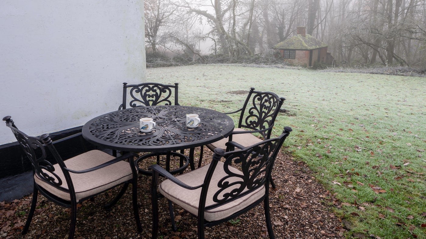 The garden at Heath End Lodge, Ashby de la Zouch, Leicestershire