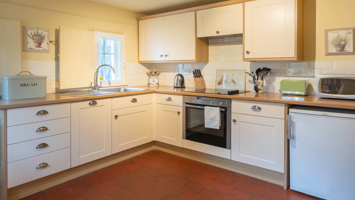 The kitchen at Heath End Lodge, Ashby de la Zouch, Leicestershire