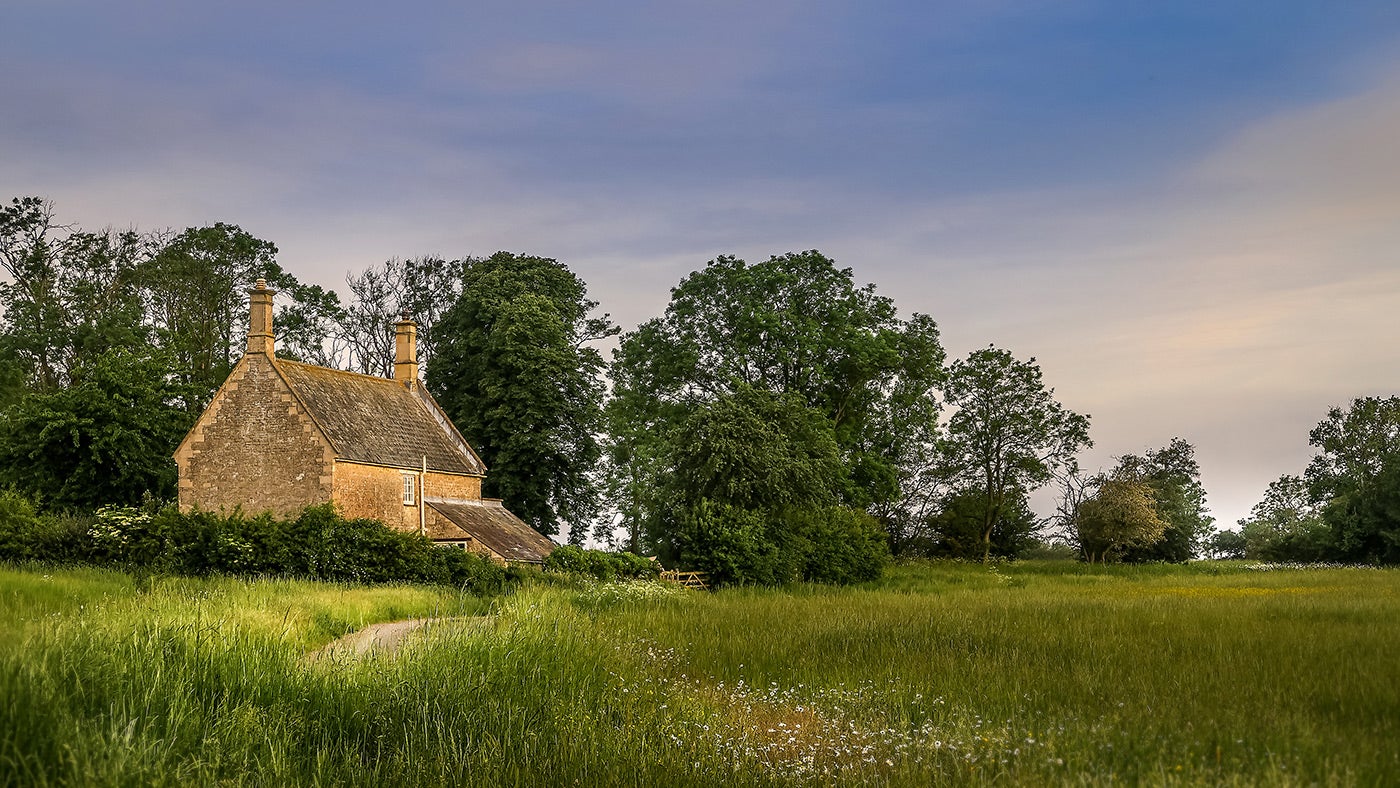 The exterior of Lyveden Cottage, Northamptonshire