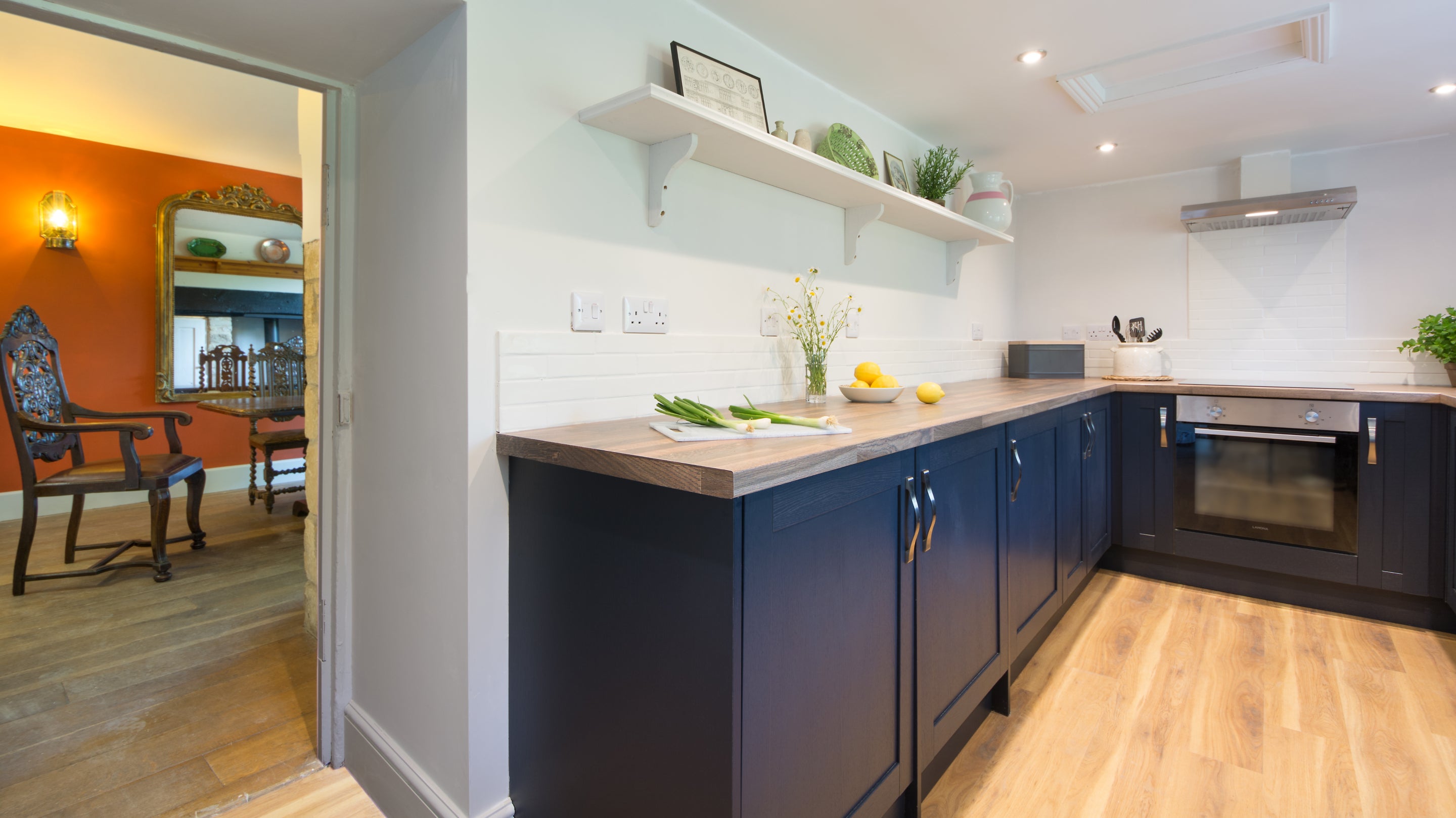 The kitchen at Lyveden Cottage, Northamptonshire