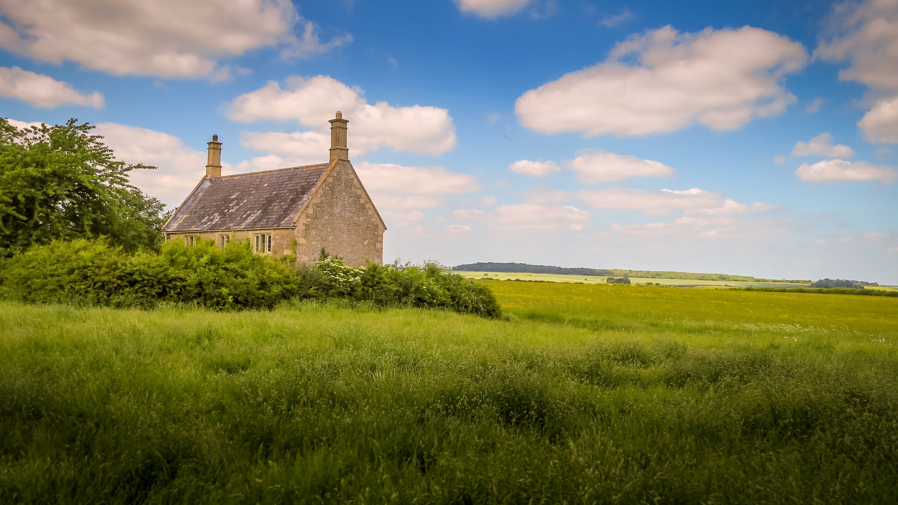 The exterior of Lyveden Cottage, Northamptonshire