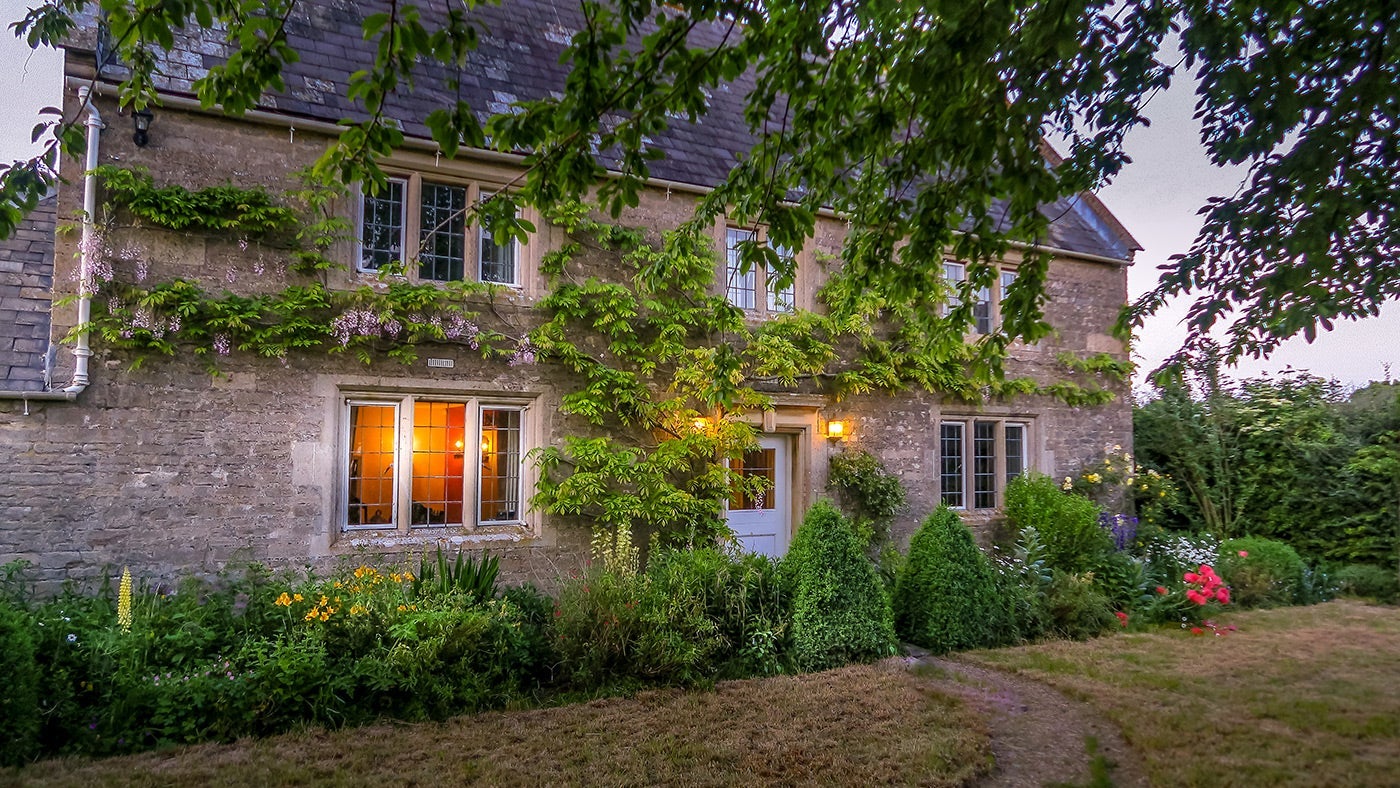 The exterior of Lyveden Cottage, Northamptonshire