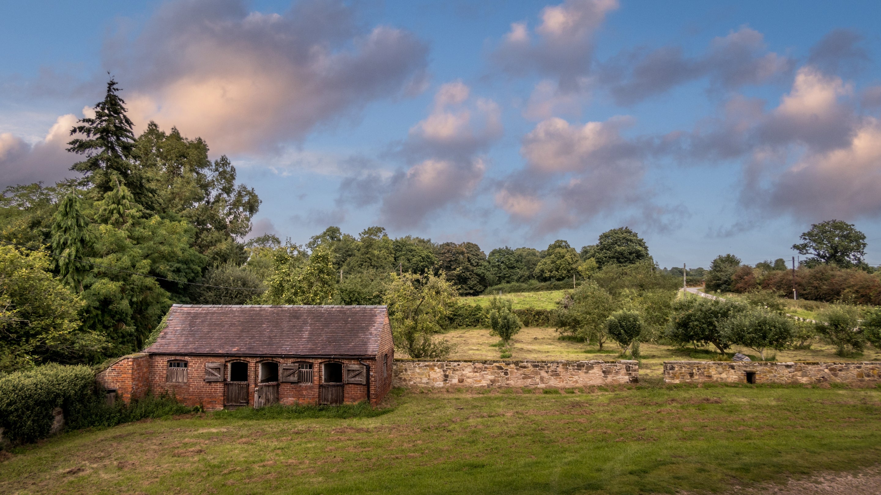 The area surrounding Southwood House Farm, Leicestershire