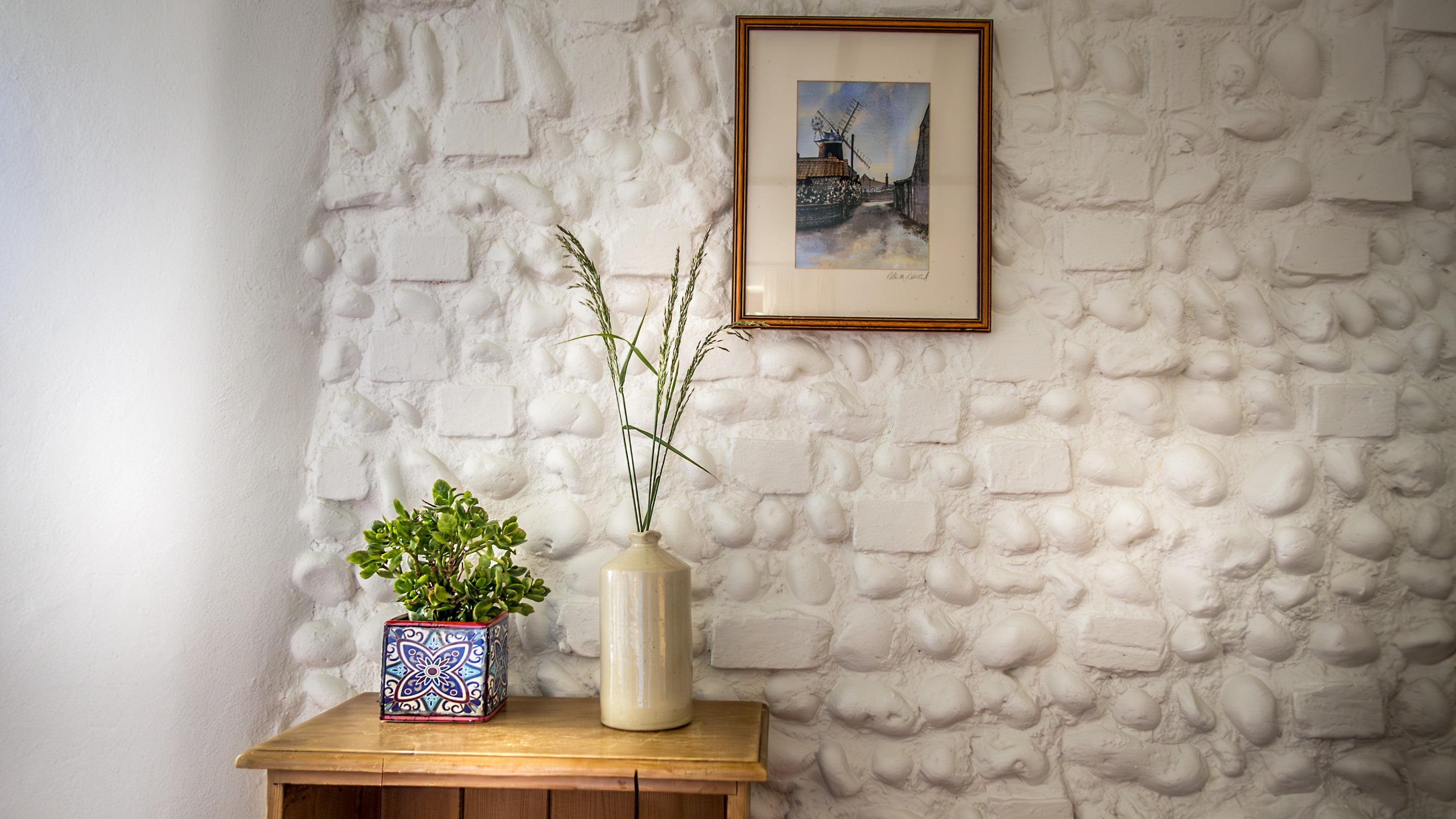 Part of the open-plan room at 1 Horsey Barns, Norfolk
