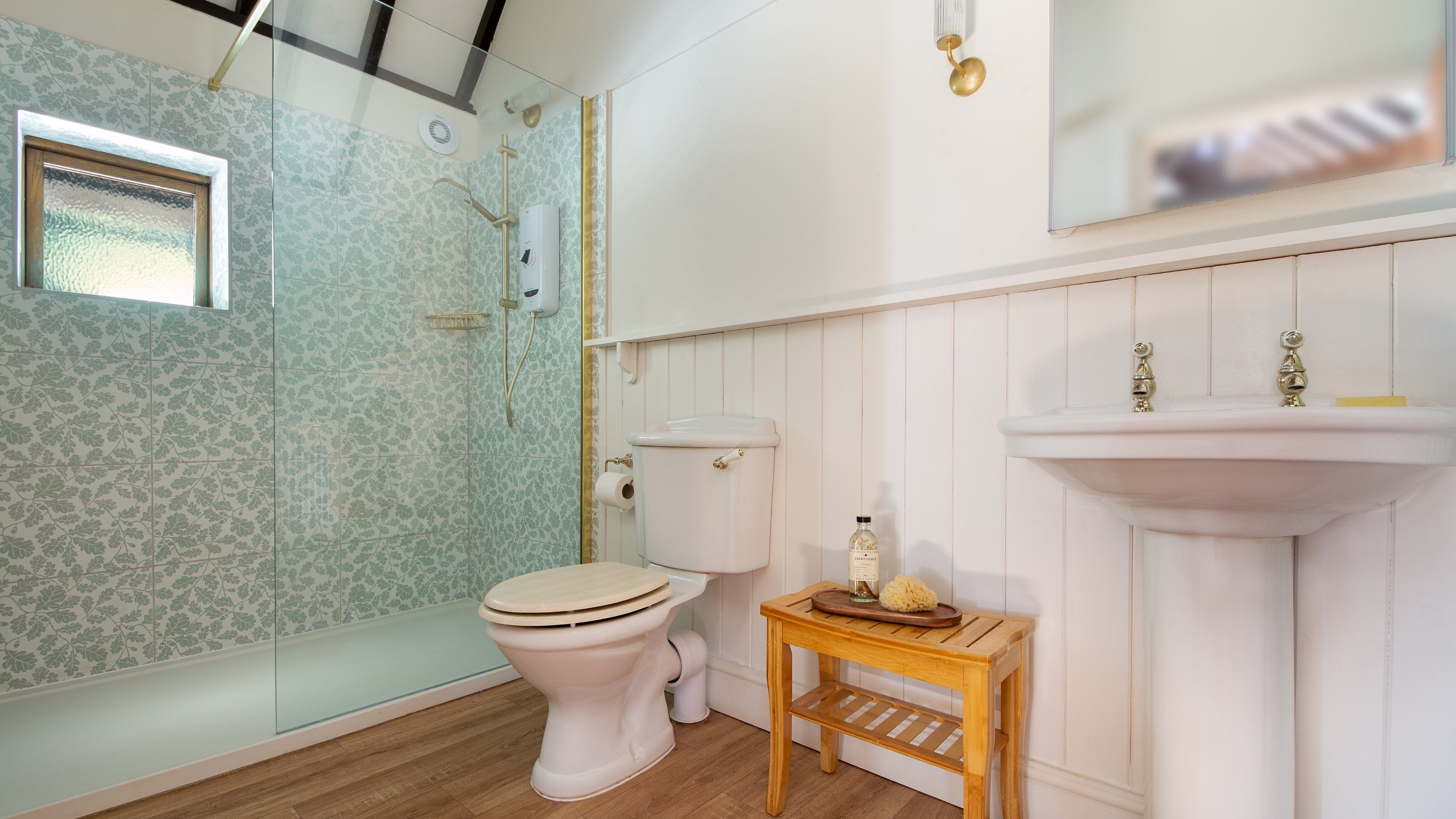 The shower room at 1 Horsey Barns, Norfolk