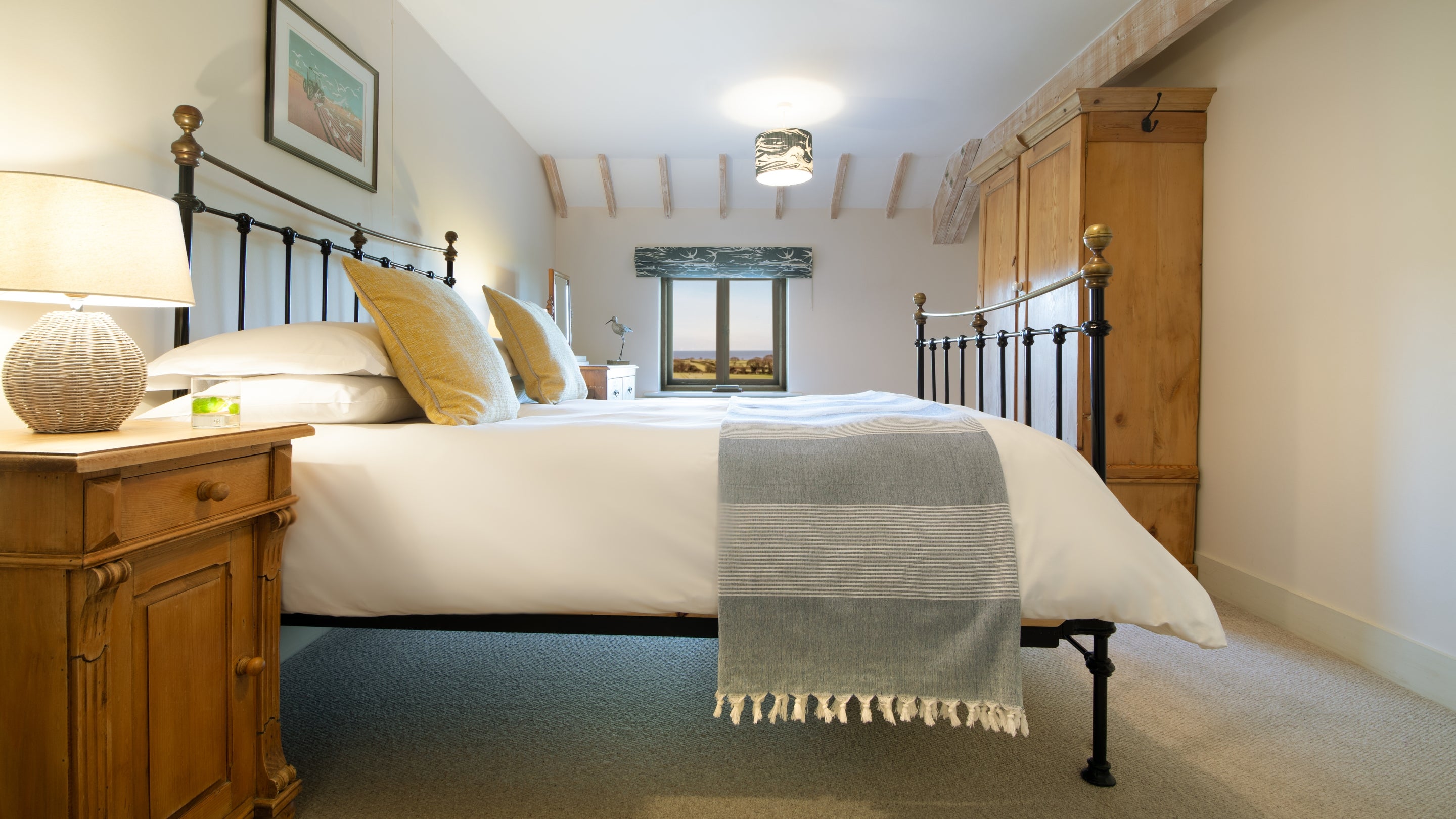 The double bedroom at 4 Cart Lodge Barn, Norfolk