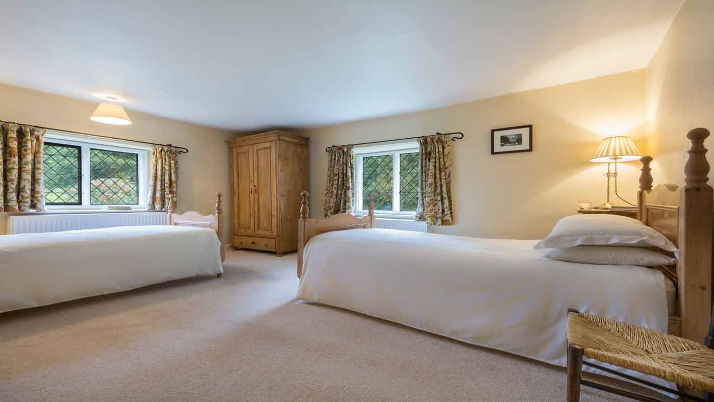 The twin bedroom at 4 Park Gates, Blickling, Aylsham, Norfolk