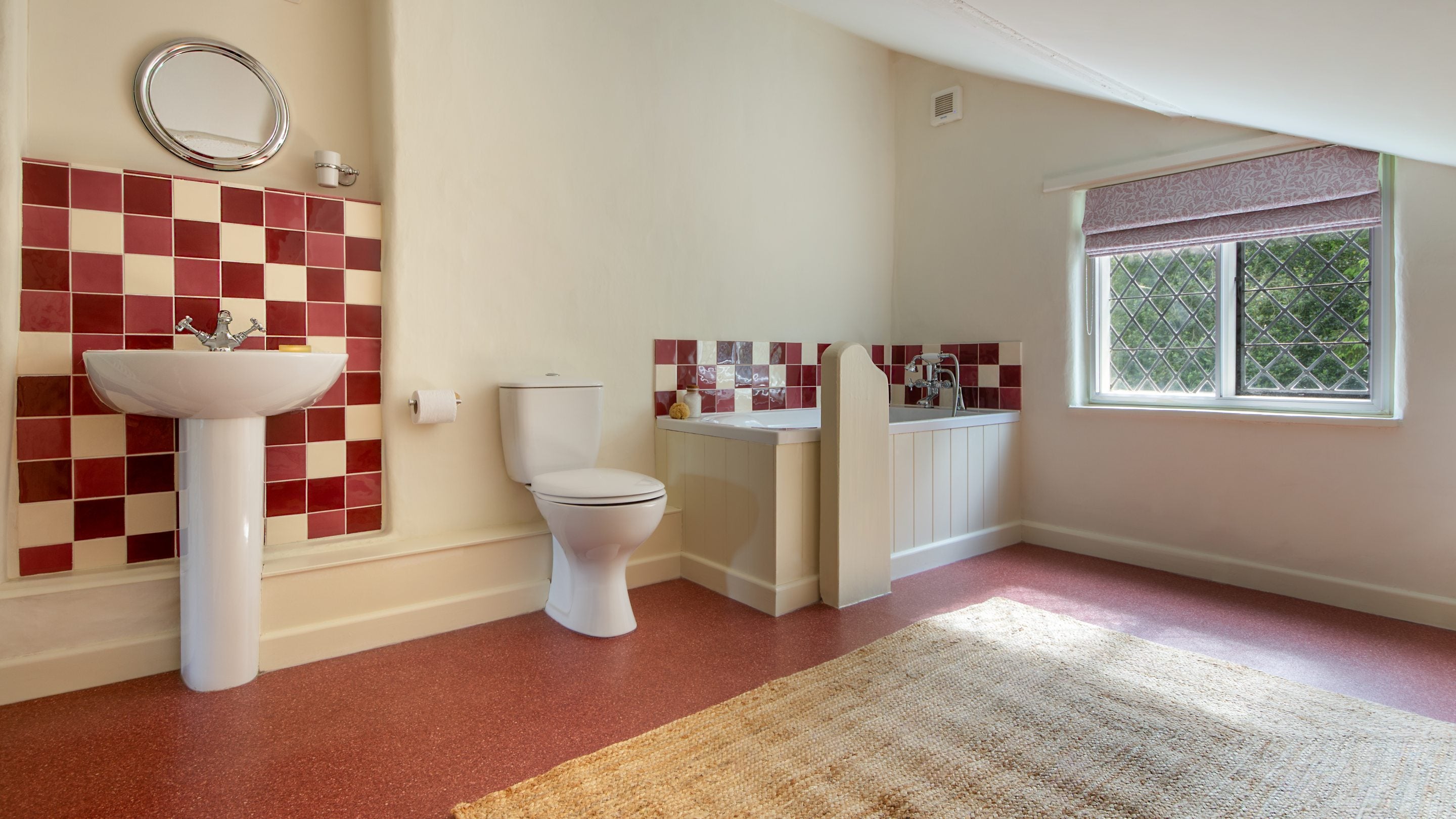 One of the first-floor bathrooms at 4 Park Gates, Norfolk