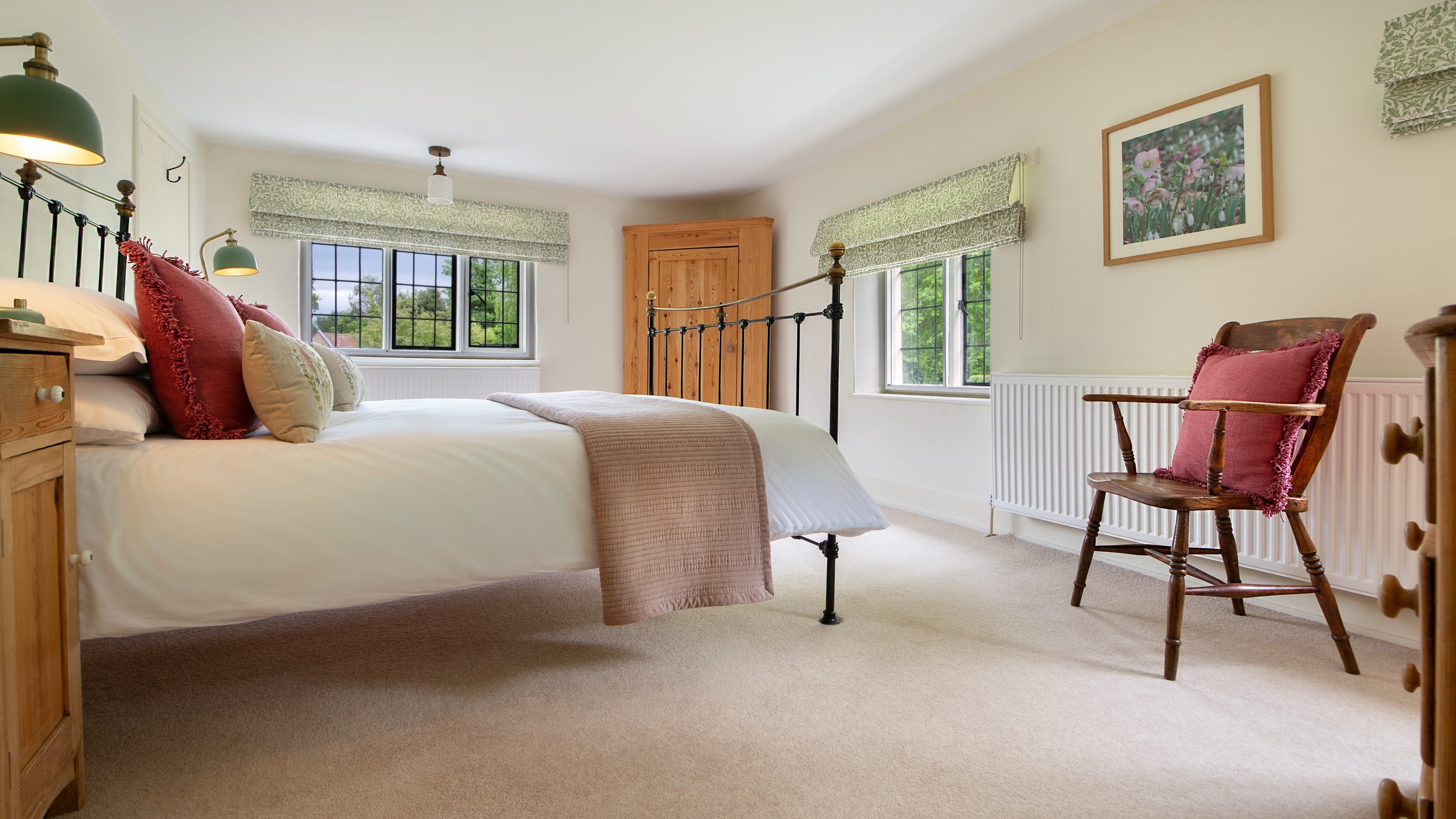 One of the double bedrooms at 4 Park Gates, Norfolk
