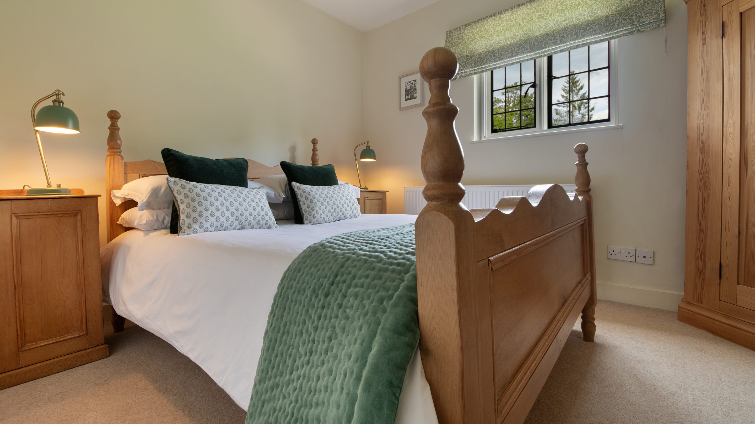 One of the double bedrooms at 4 Park Gates, Norfolk