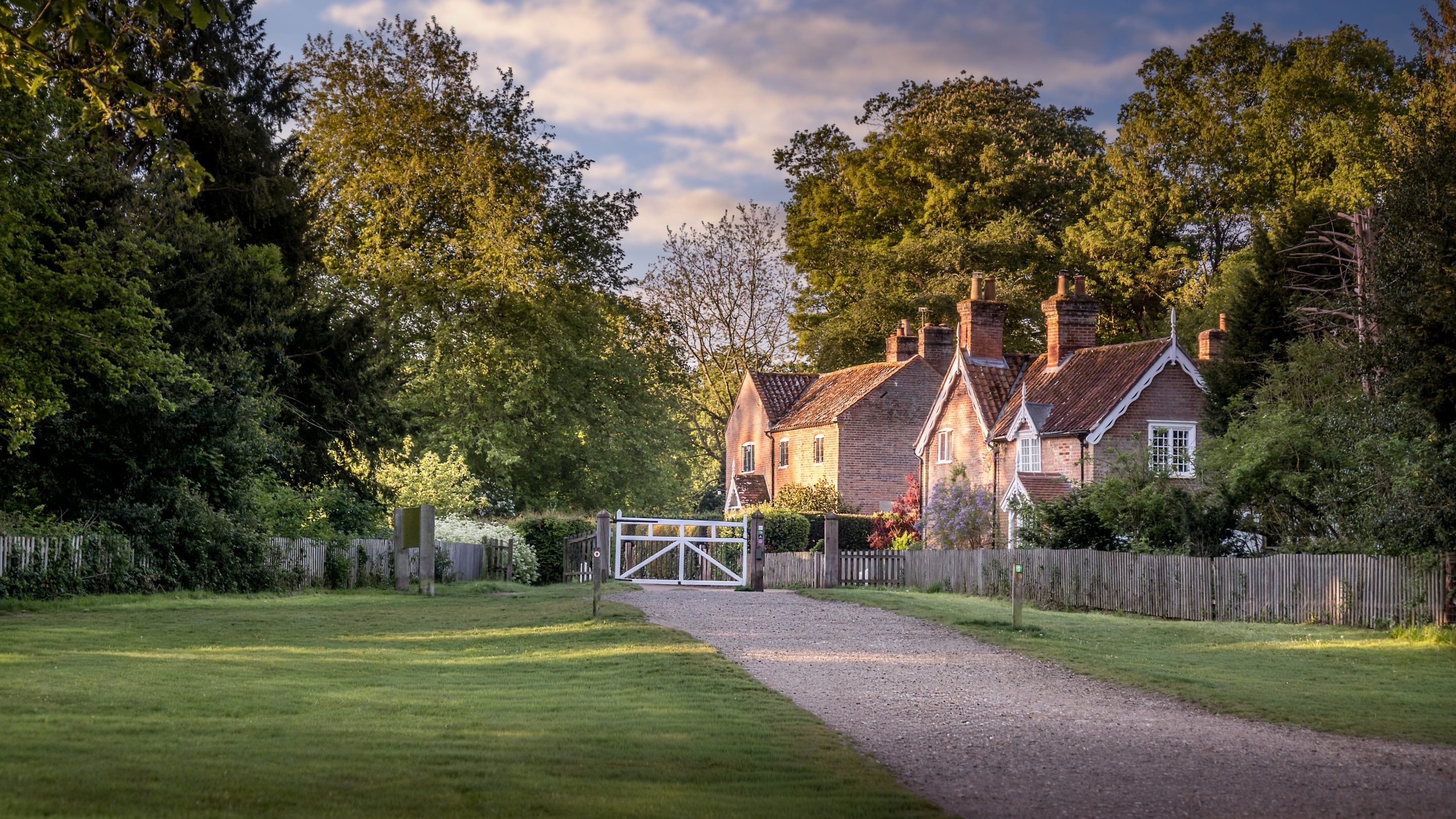 4 Park Gates from the parkland on the Blickling Estate, Norfolk