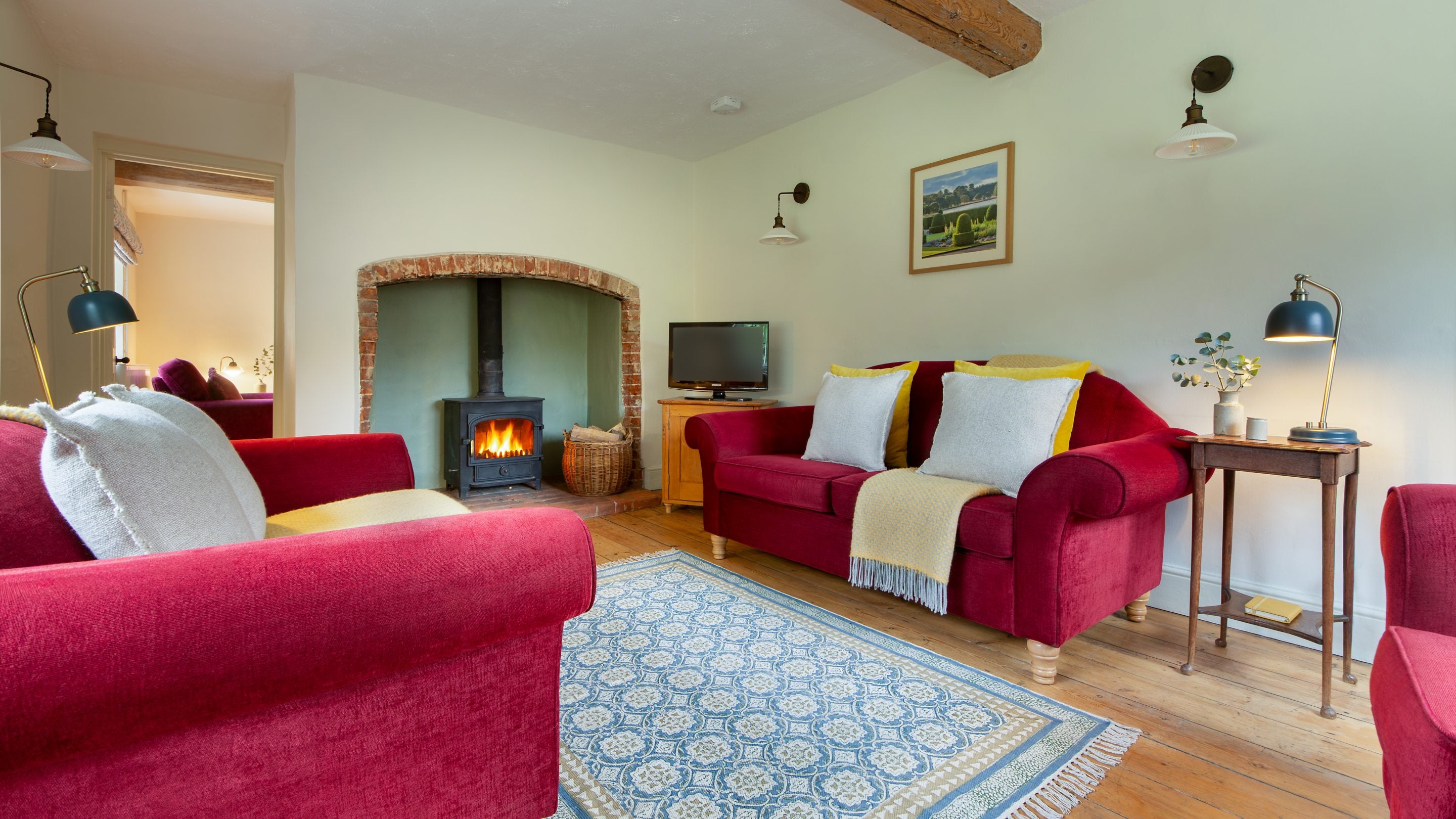 The sitting room at 4 Park Gates, Norfolk