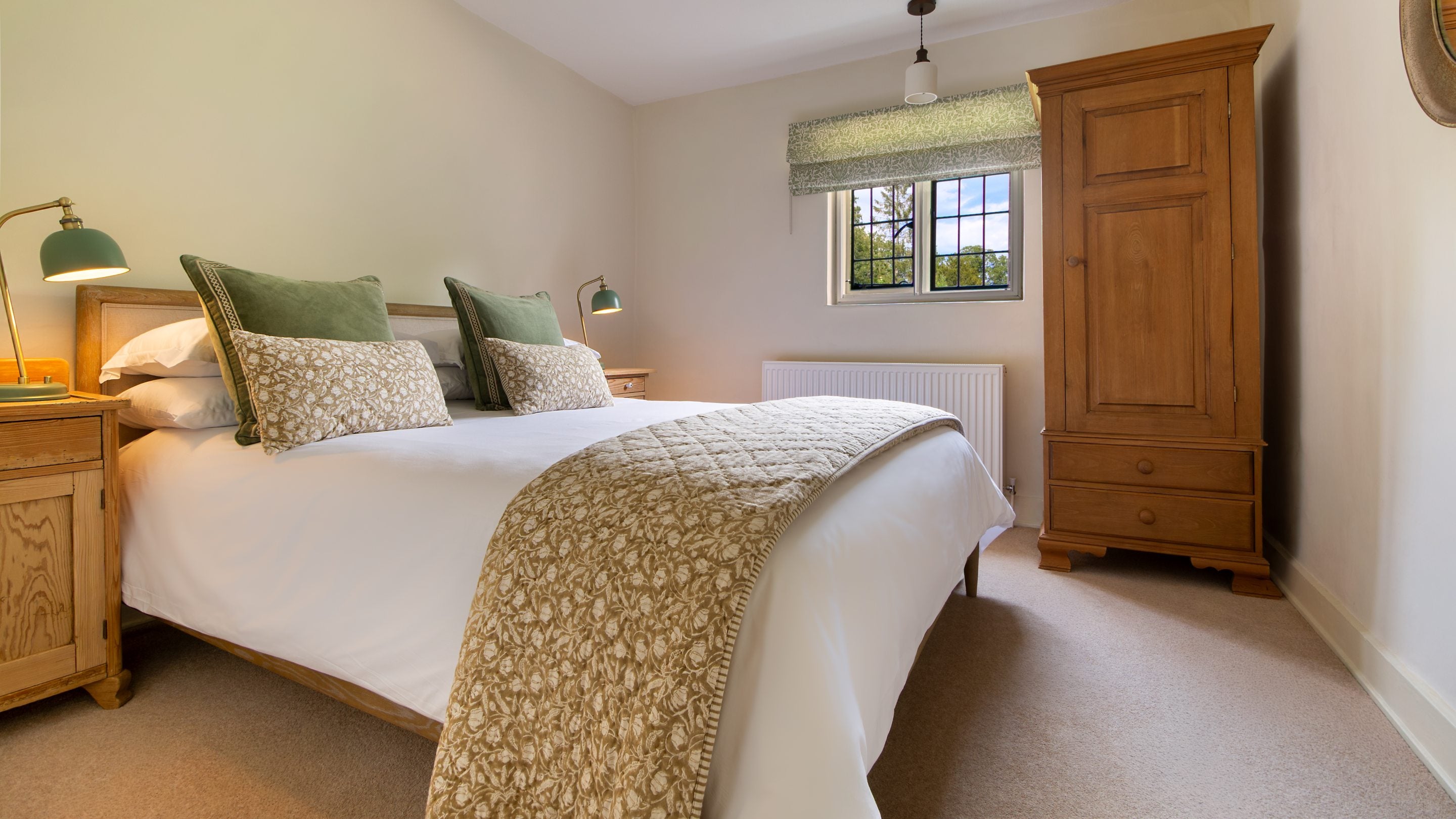 One of the double bedrooms at 4 Park Gates, Norfolk