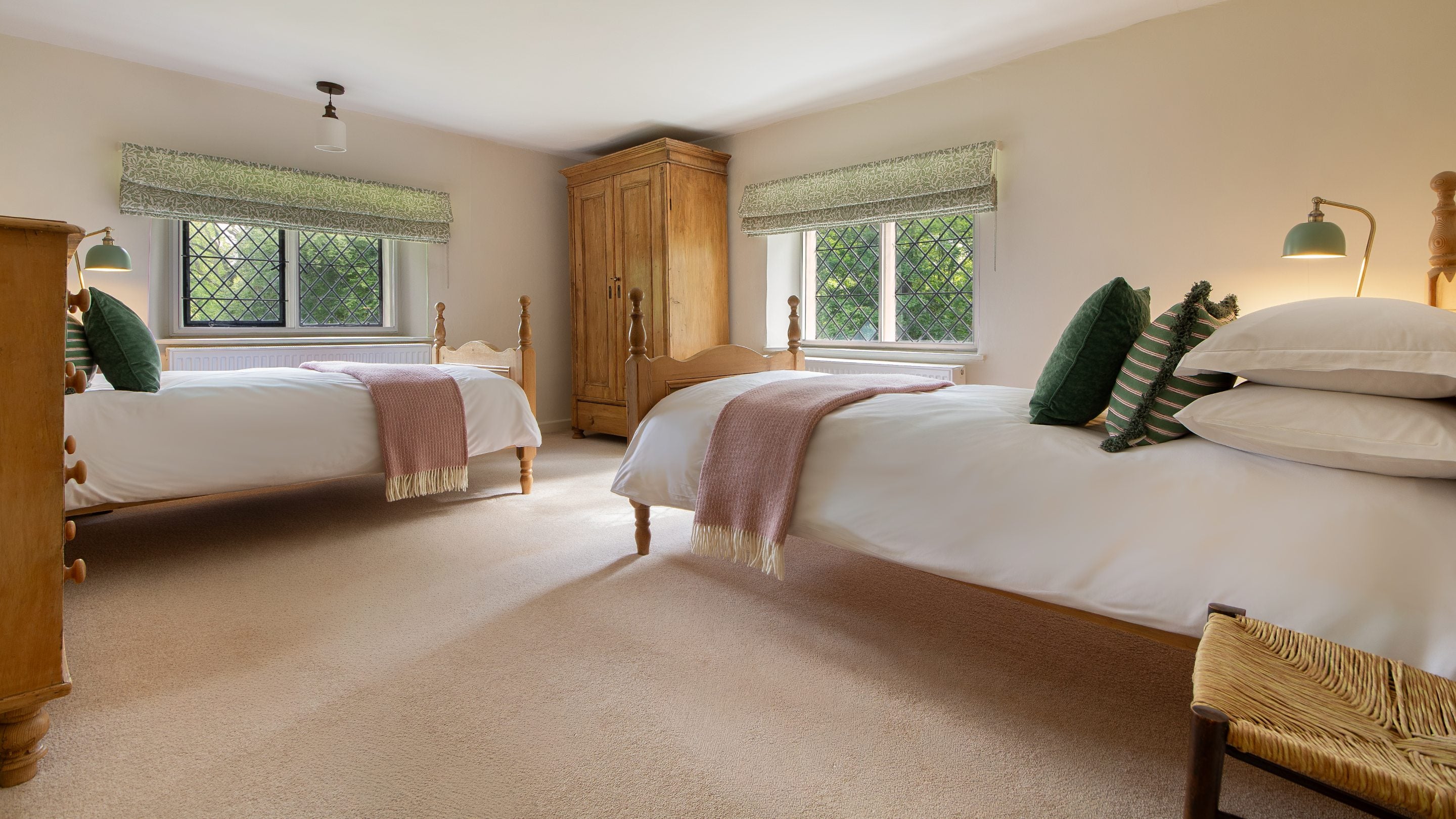 The twin bedroom at 4 Park Gates, Norfolk