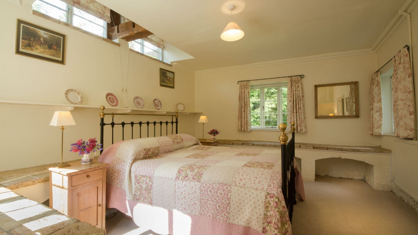 The double bedroom at The Dairy House, Blickling, Aylsham, Norfolk