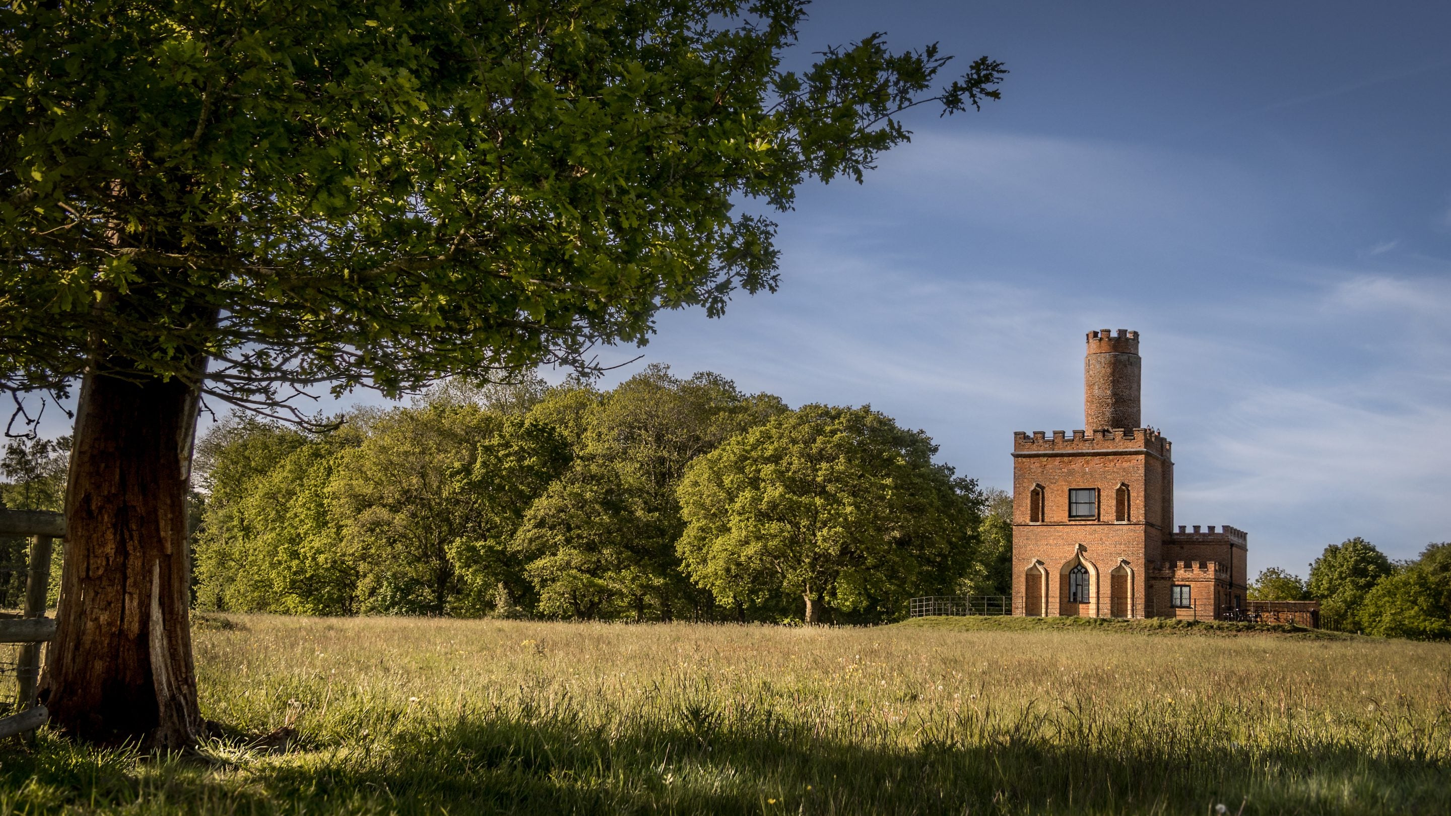 Blickling Tower and the surrounding parkland, Norfolk