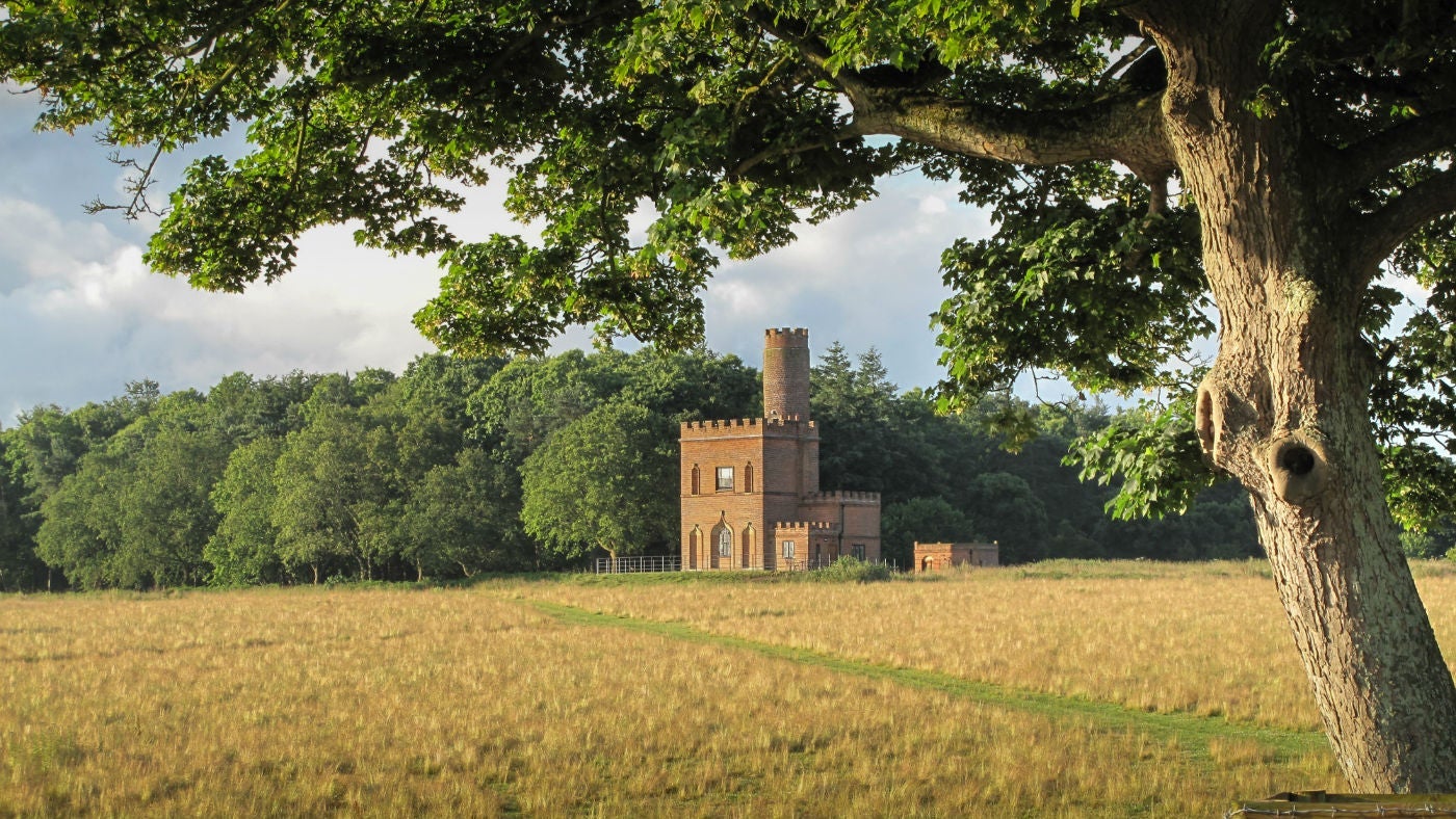 The extensive exterior of The Tower, nr Aylsham, Norfolk