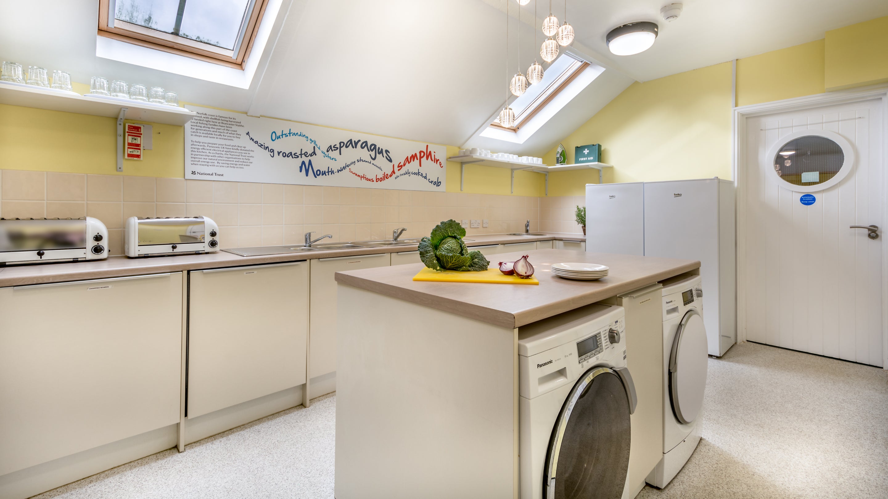 The kitchen at The Dial House, Norfolk