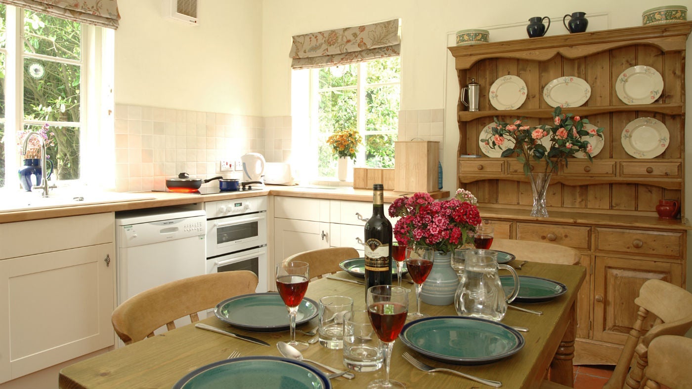 The kitchen/dining room at Game Keeper's Cottage, Felbrigg, Cromer, Norfolk