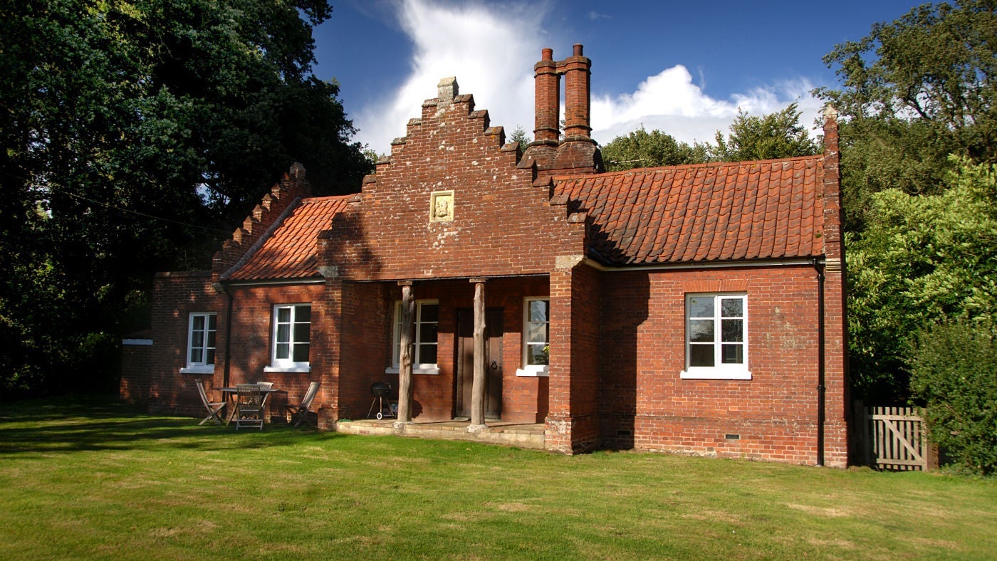 The exterior of Game Keepers Cottage, Felbrigg, Cromer, Norfolk