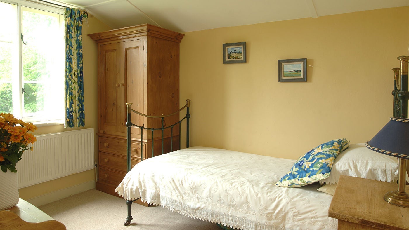 The single bedroom at Game Keepers Cottage, Felbrigg, Cromer, Norfolk