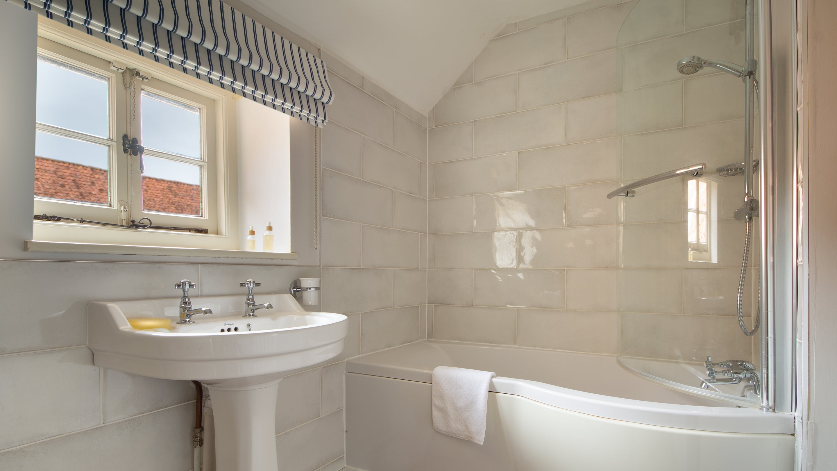 The bathroom at Mrs Preedy's Cottage, Norfolk