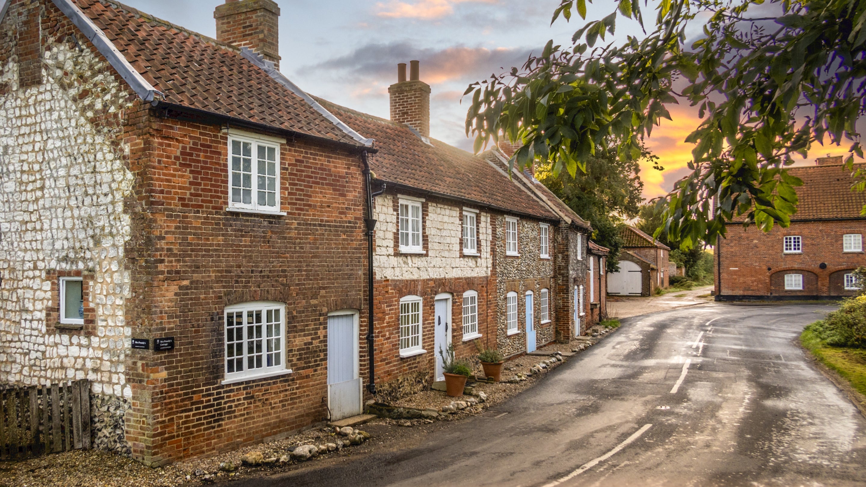 The exterior of Mrs Preedy's Cottage, Norfolk