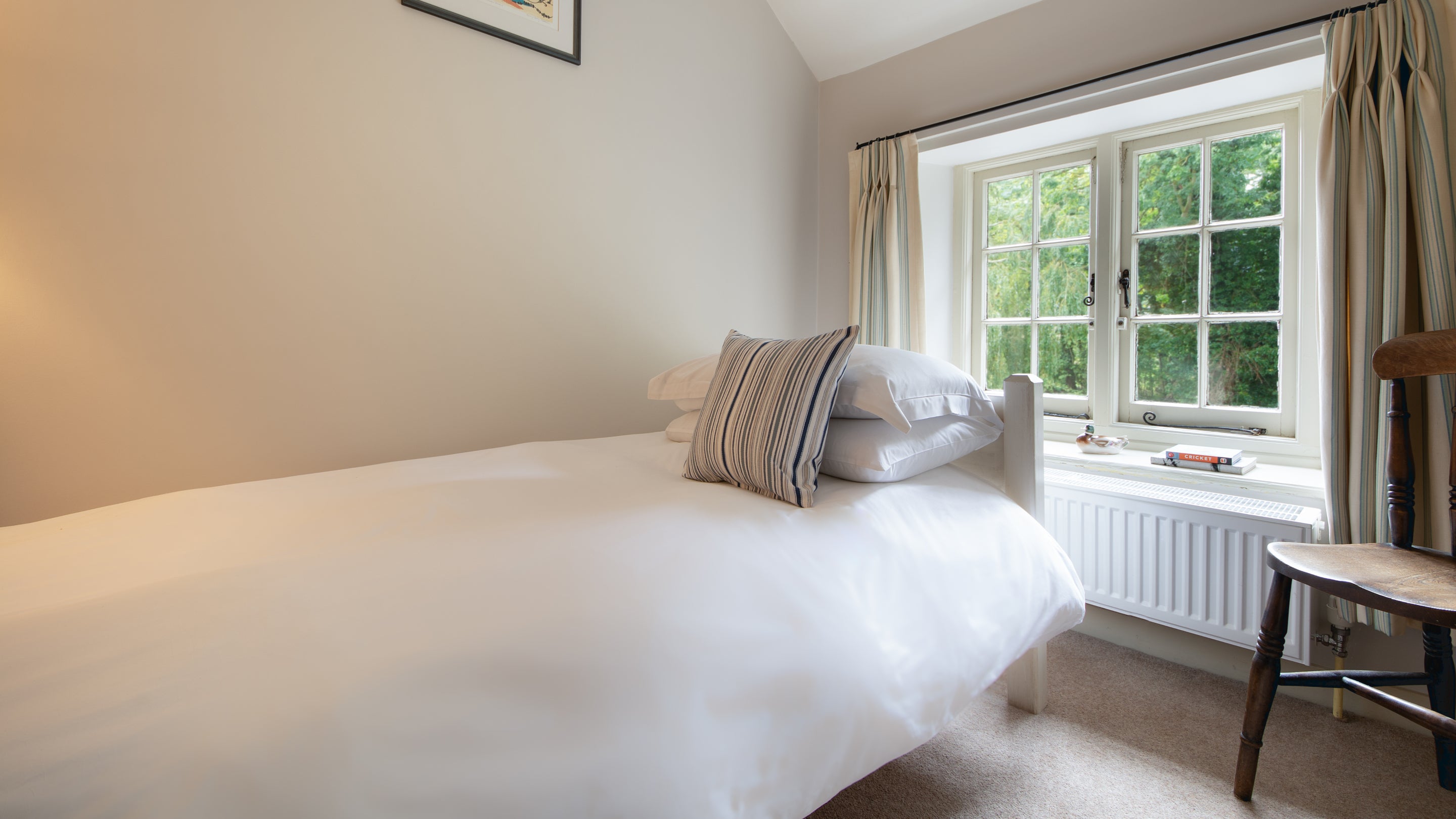 The single bedroom at Mrs Preedy's Cottage, Norfolk