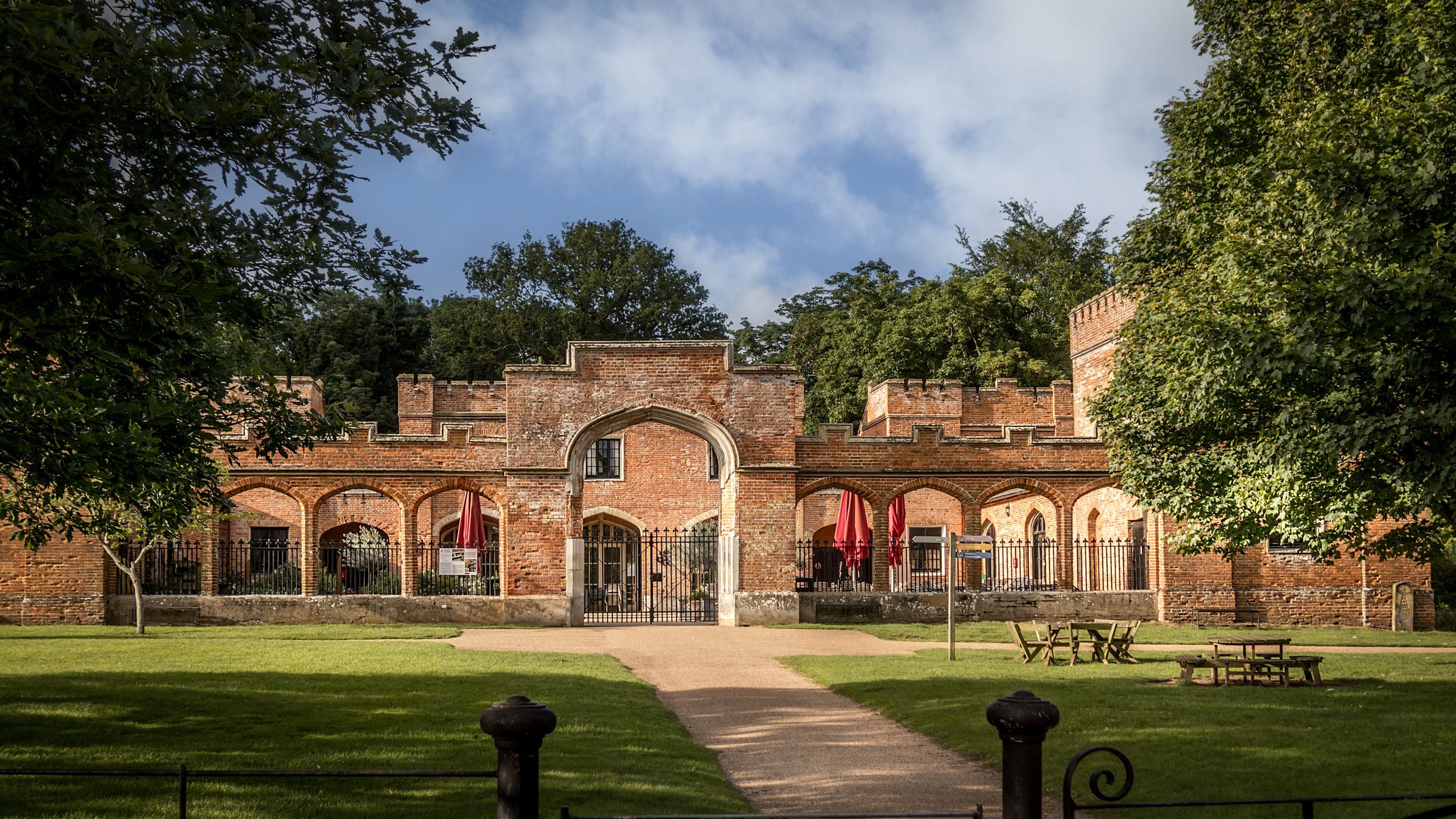 The courtyard at Felbrigg Hall, Norfolk