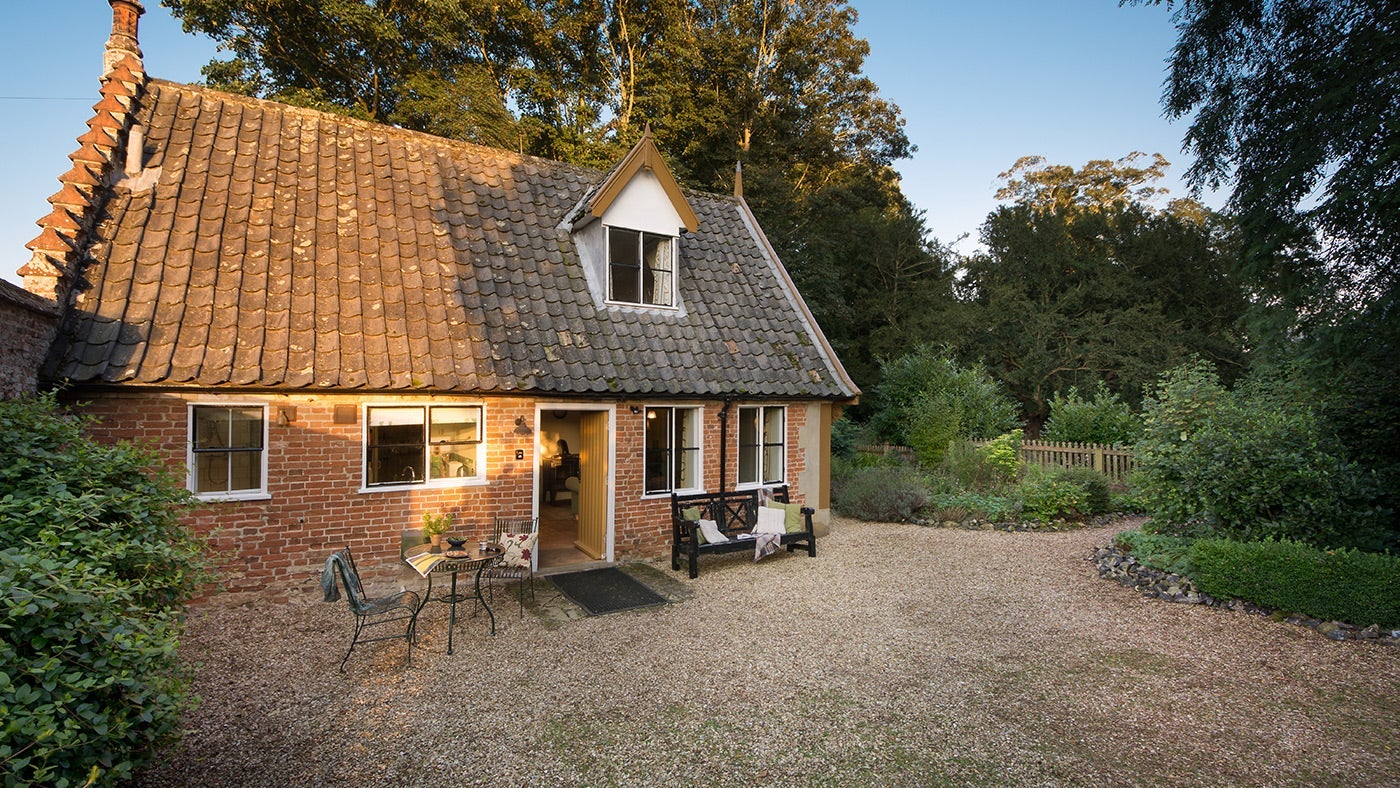 The exterior of Chapel Lodge, Oxburgh Hall, Oxborough, Kings Lynn, Norfolk