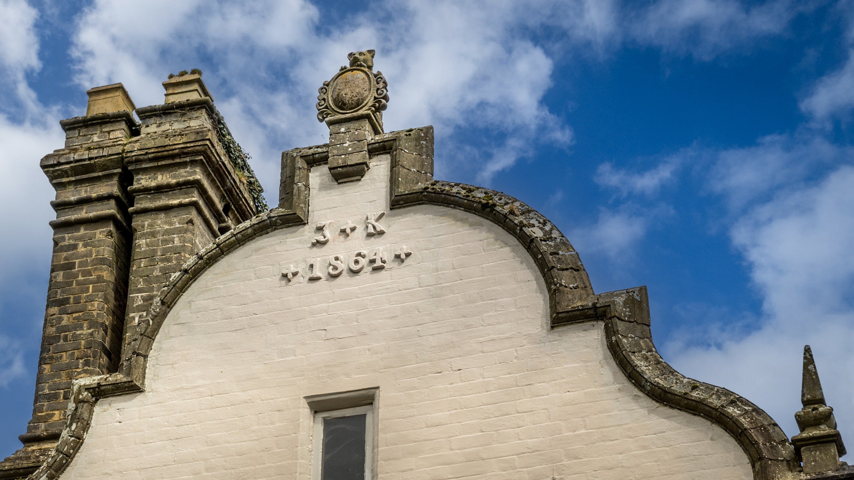 The date stone at Sexton's Lodge reads JK 1864, after the owner of Febrigg Hall at the time, Norfolk