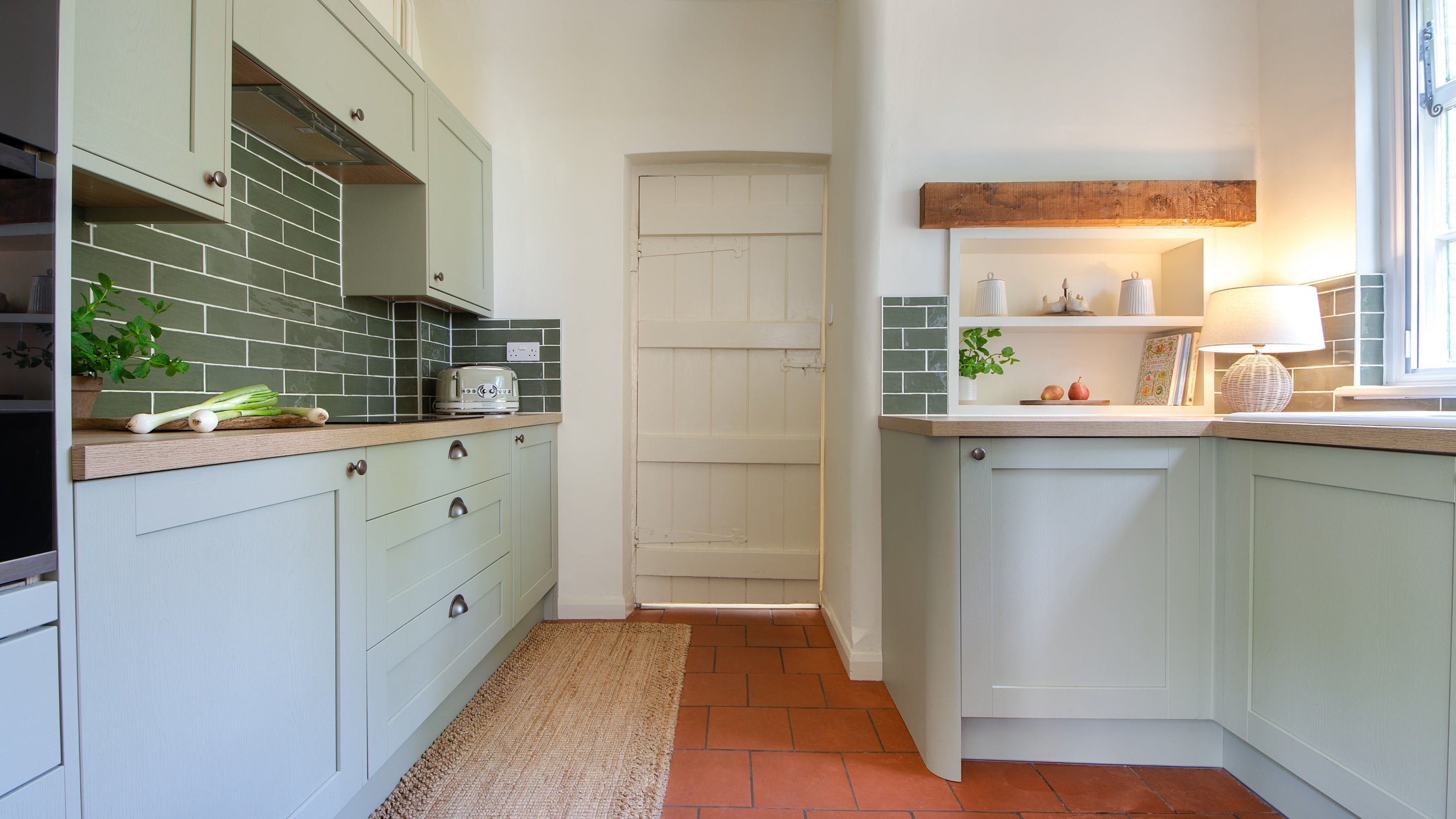 The kitchen at Sexton's Lodge, Norfolk