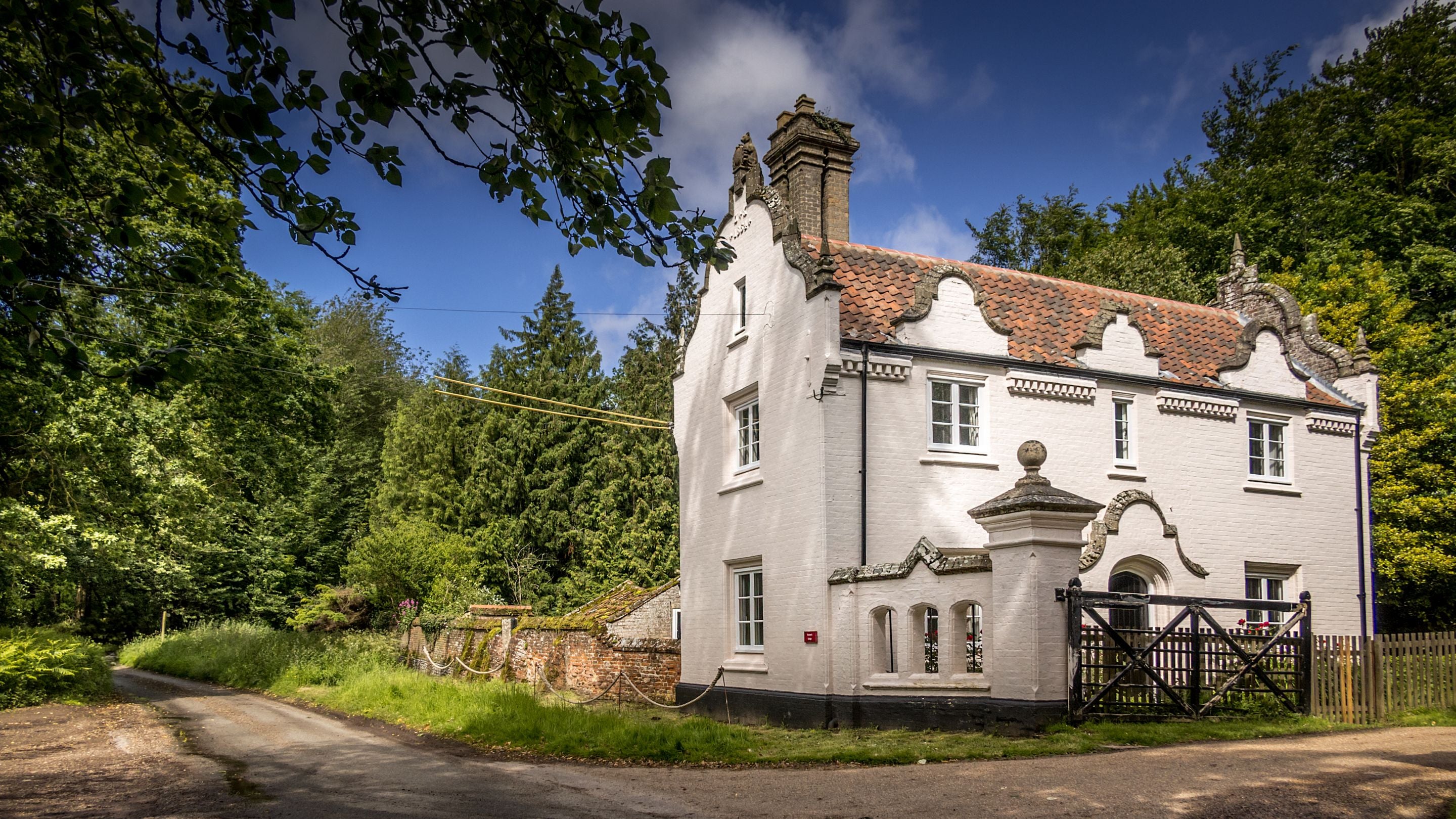 The exterior of Sexton's Lodge, Norfolk