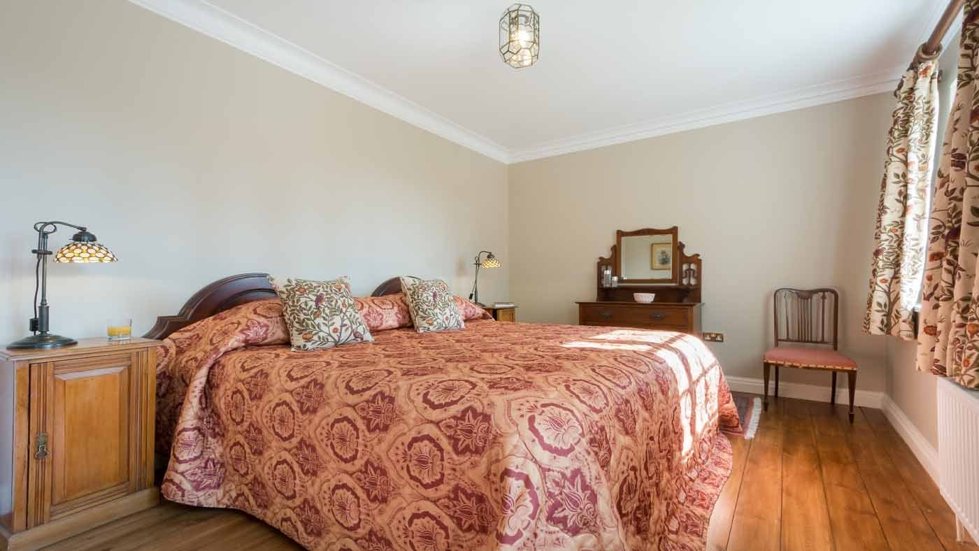 A double bedroom at The Squire's Retreat, Cromer, Norfolk
