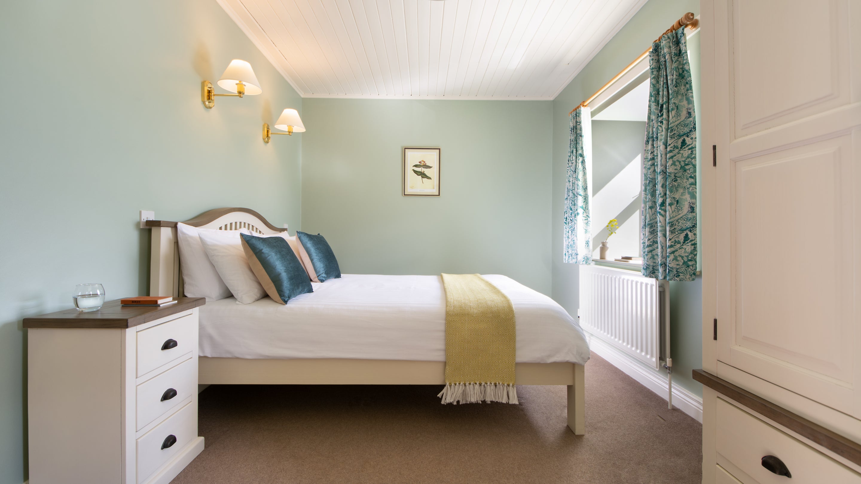 The double bedroom at Alder Cottage, County Fermanagh
