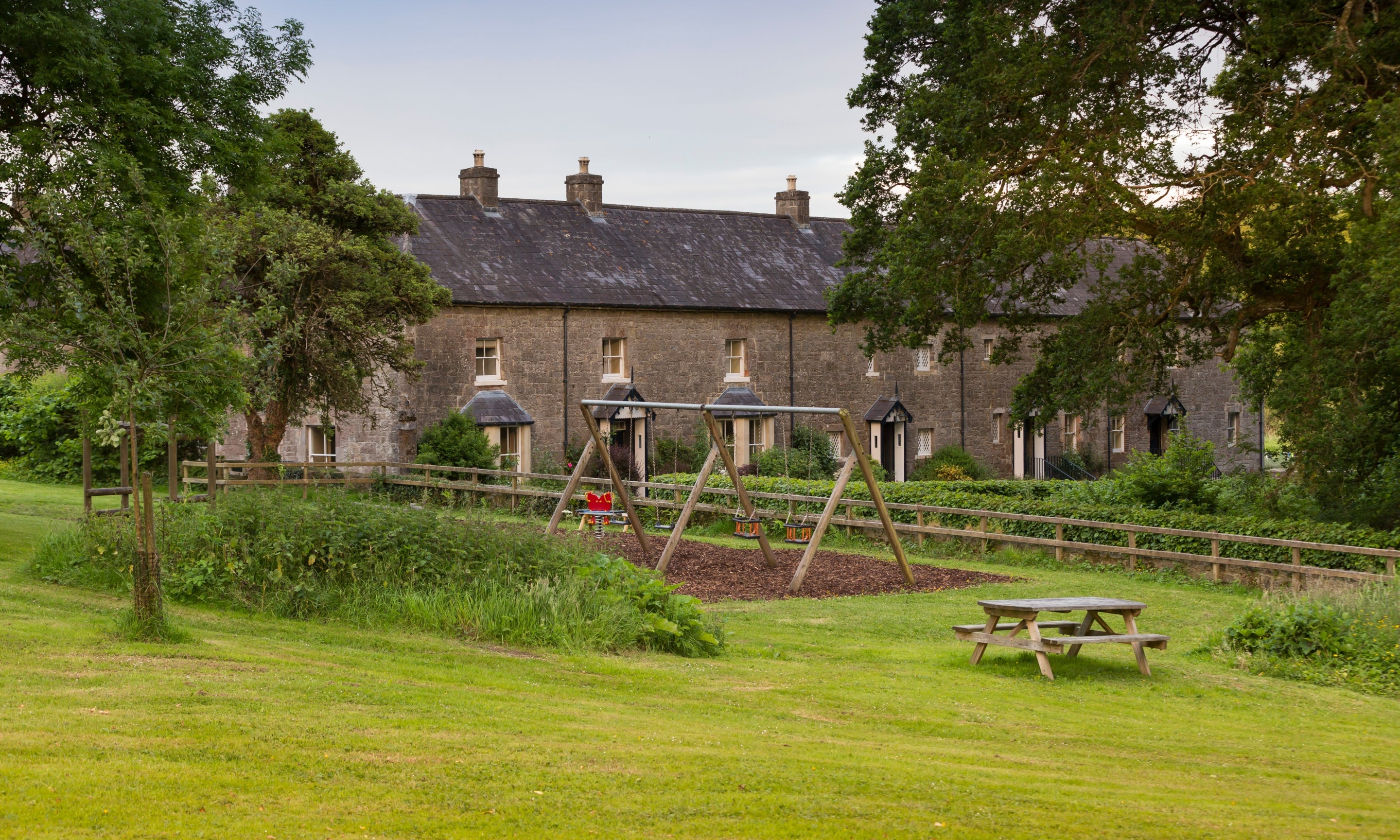 The pretty exterior of Orchard View, Newtownbutler, County Fermanagh