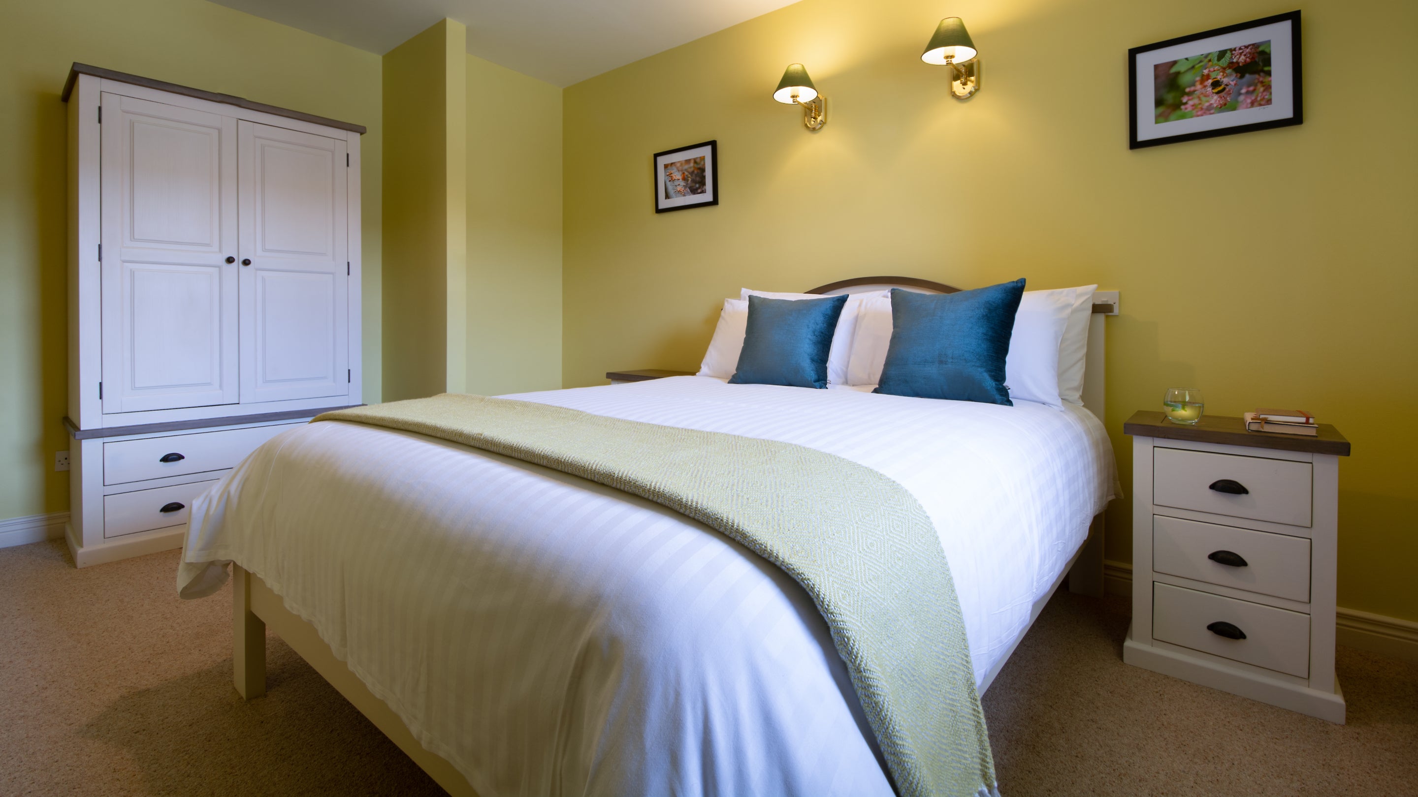 The double bedroom at Alder Cottage, County Fermanagh