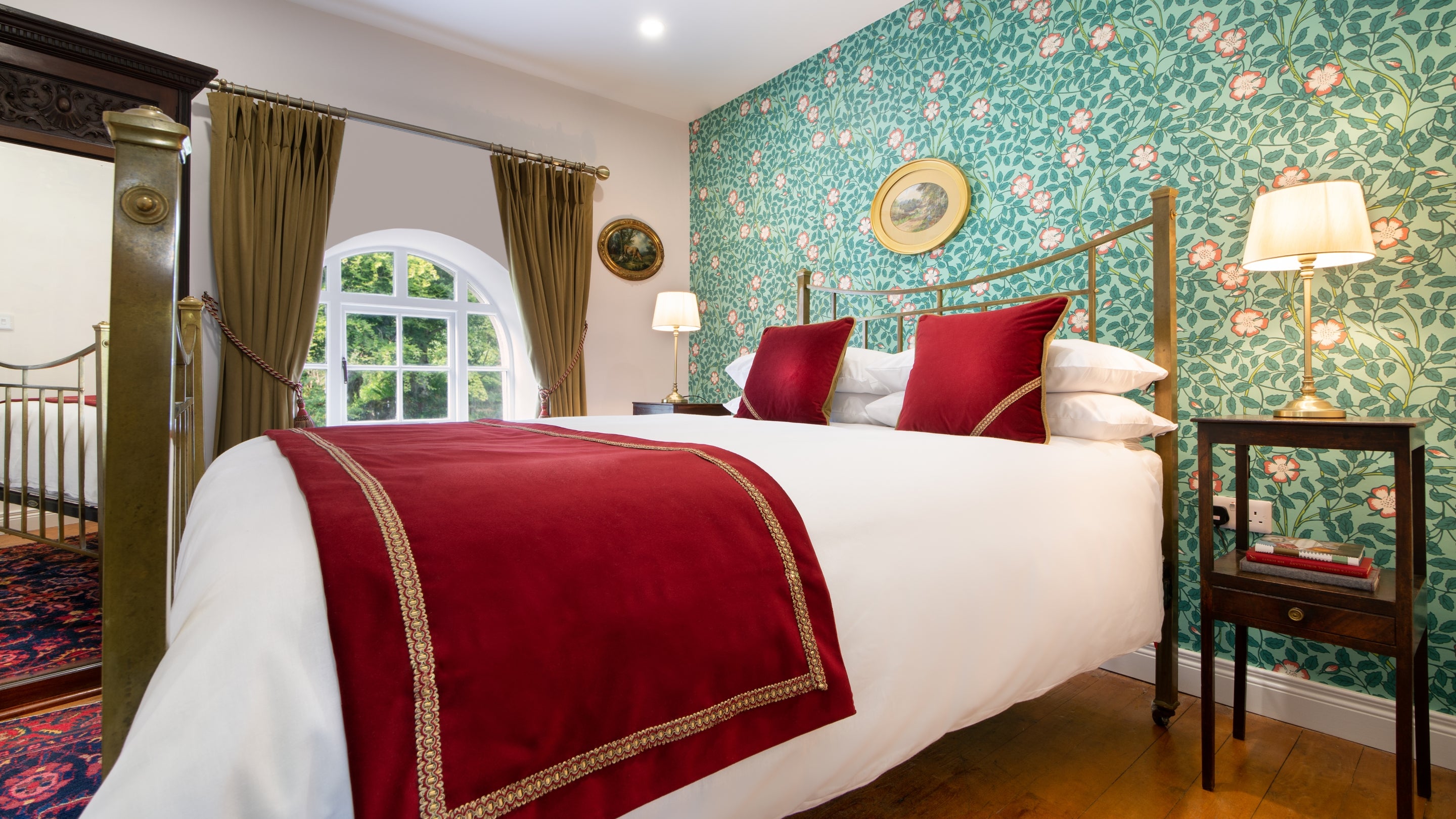 The bedroom at Bishop's Gate Lodge, County Londonderry