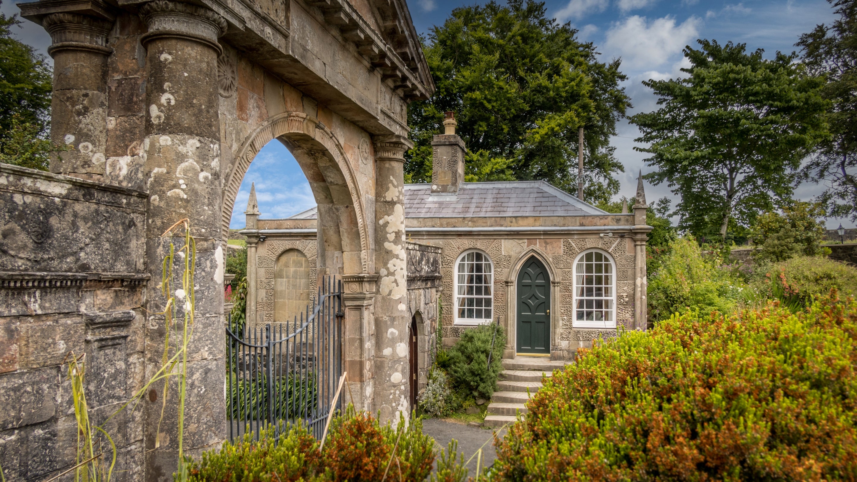 The exterior of Bishop's Gate Lodge, County Londonderry