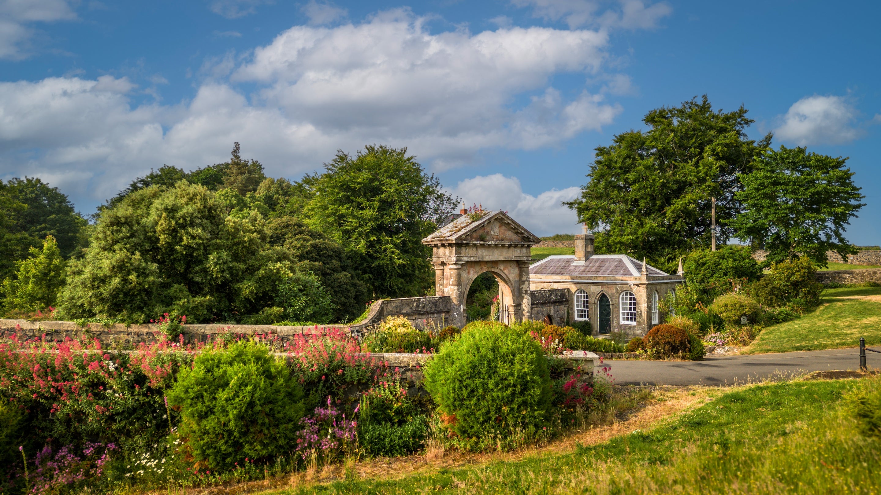 The exterior of Bishop's Gate Lodge, County Londonderry