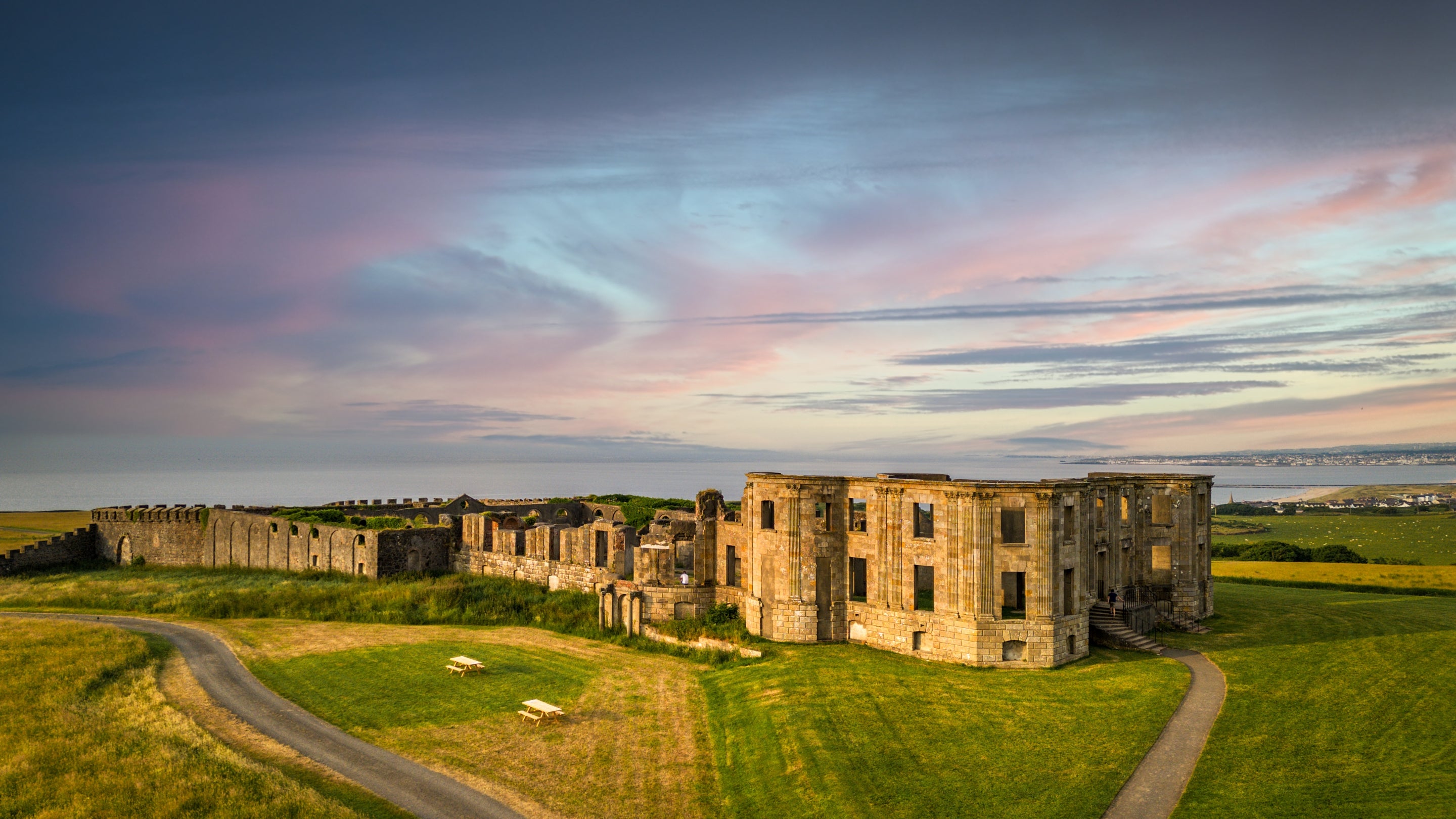 The area surrounding Bishop's Gate Lodge, County Londonderry