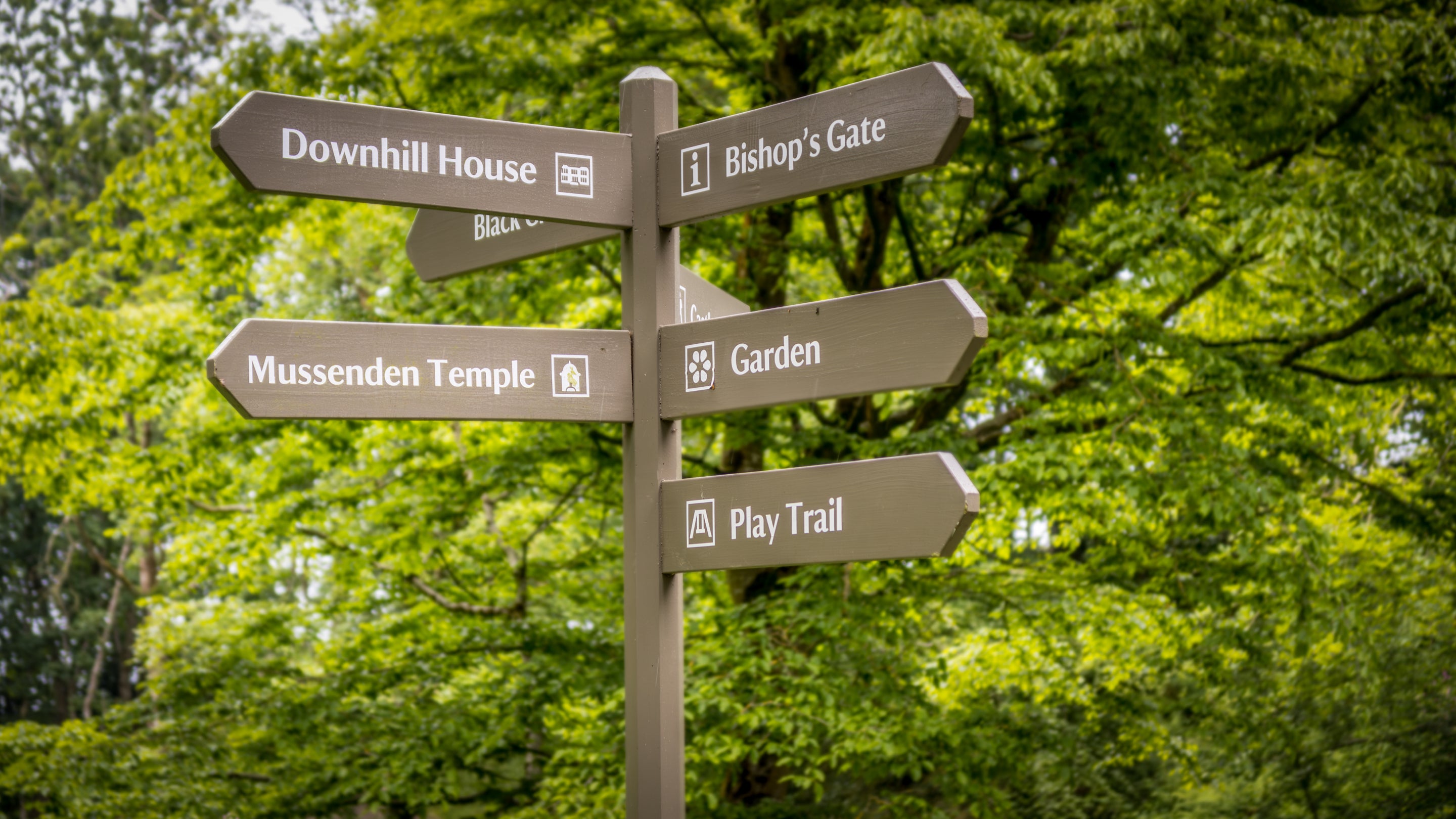 The area surrounding Bishop's Gate Lodge, County Londonderry