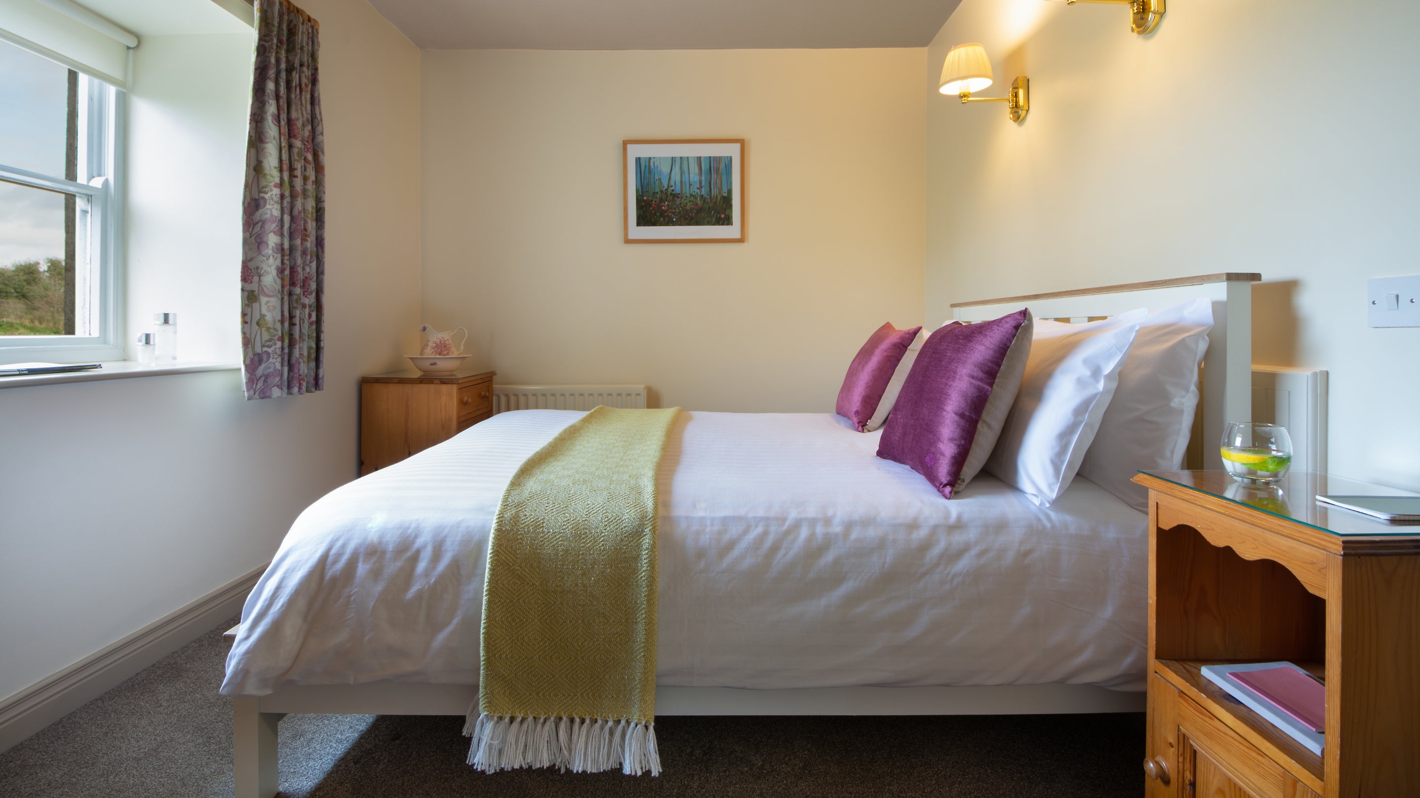 The double bedroom at Bluebell Cottage, County Fermanagh