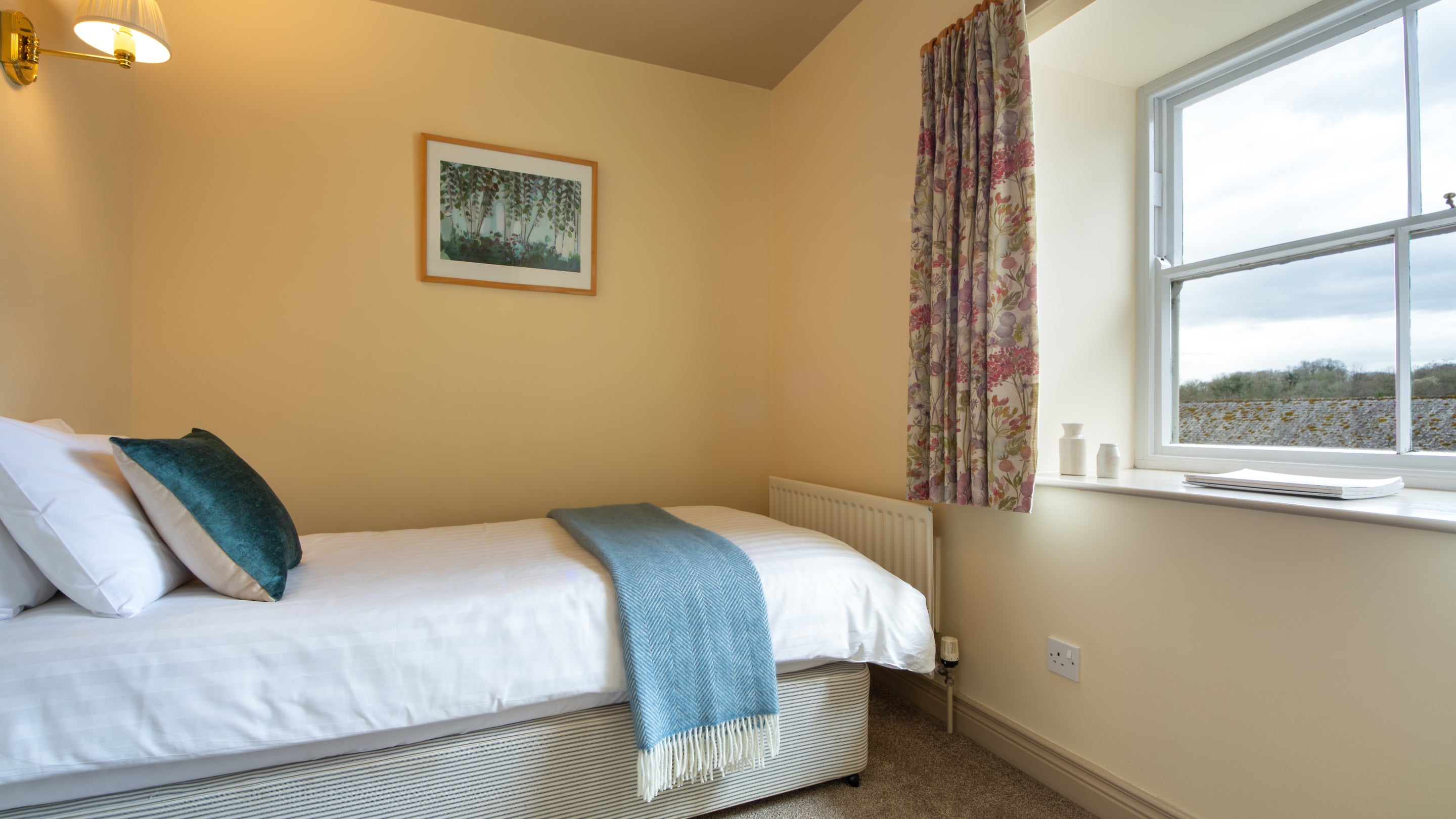 The single bedroom at Bluebell Cottage, County Fermanagh