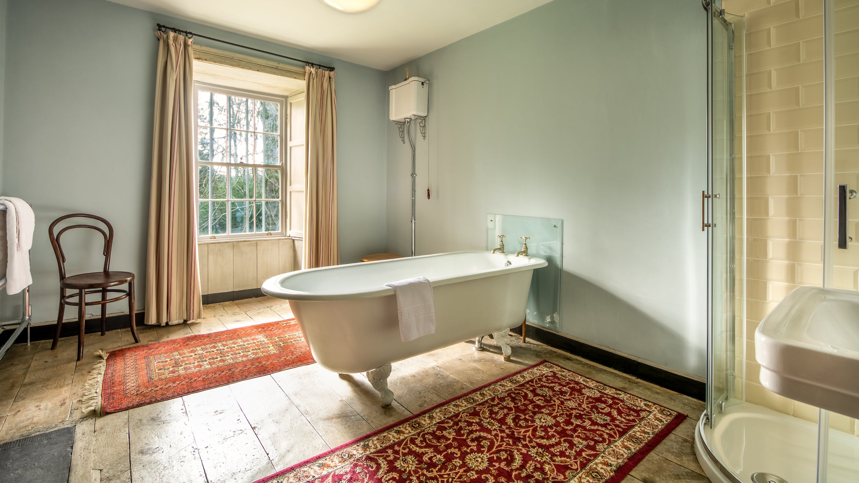 The bathroom at Butler's Apartment, County Fermanagh