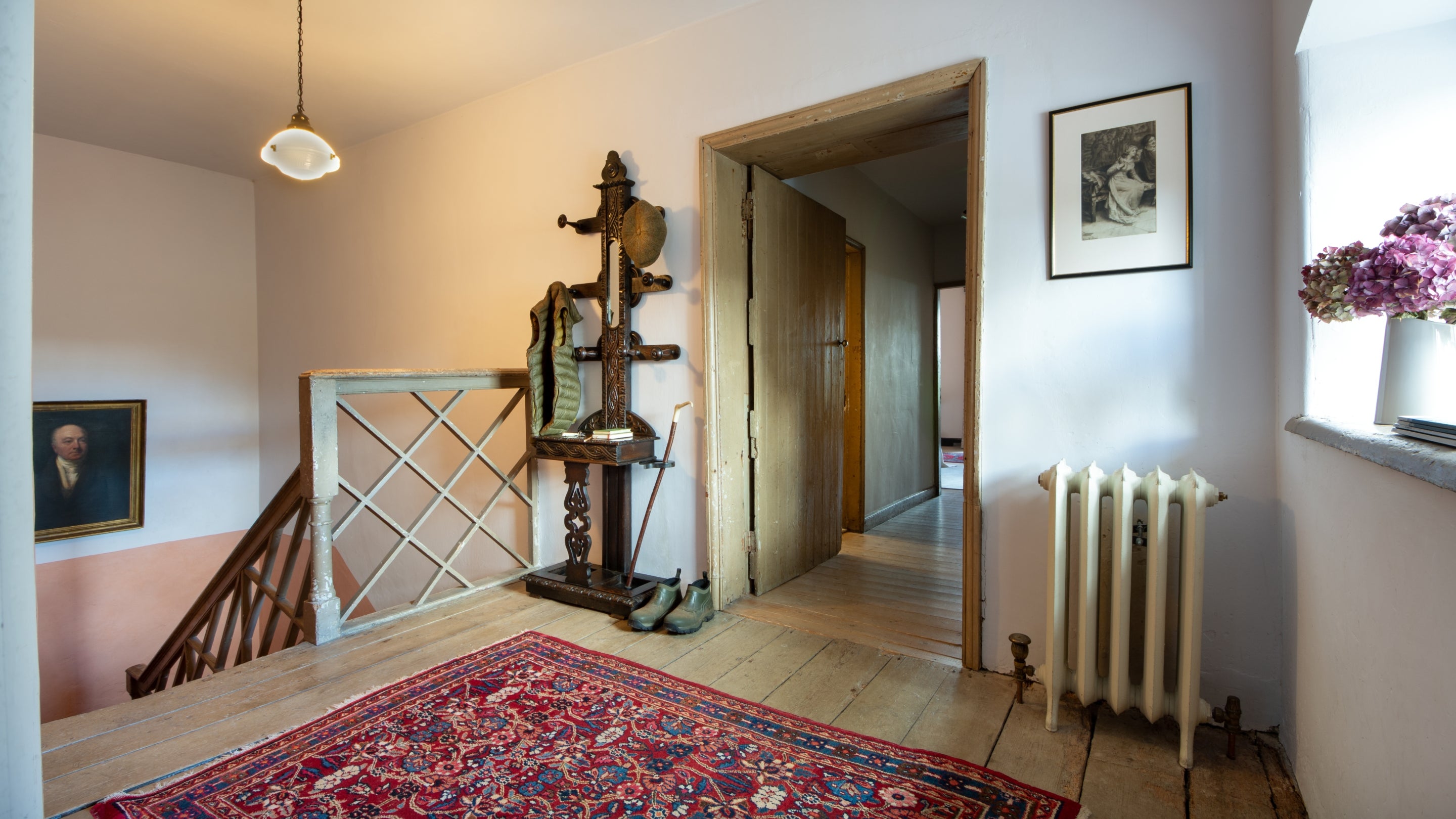 The hallway at Butler's Apartment, County Fermanagh