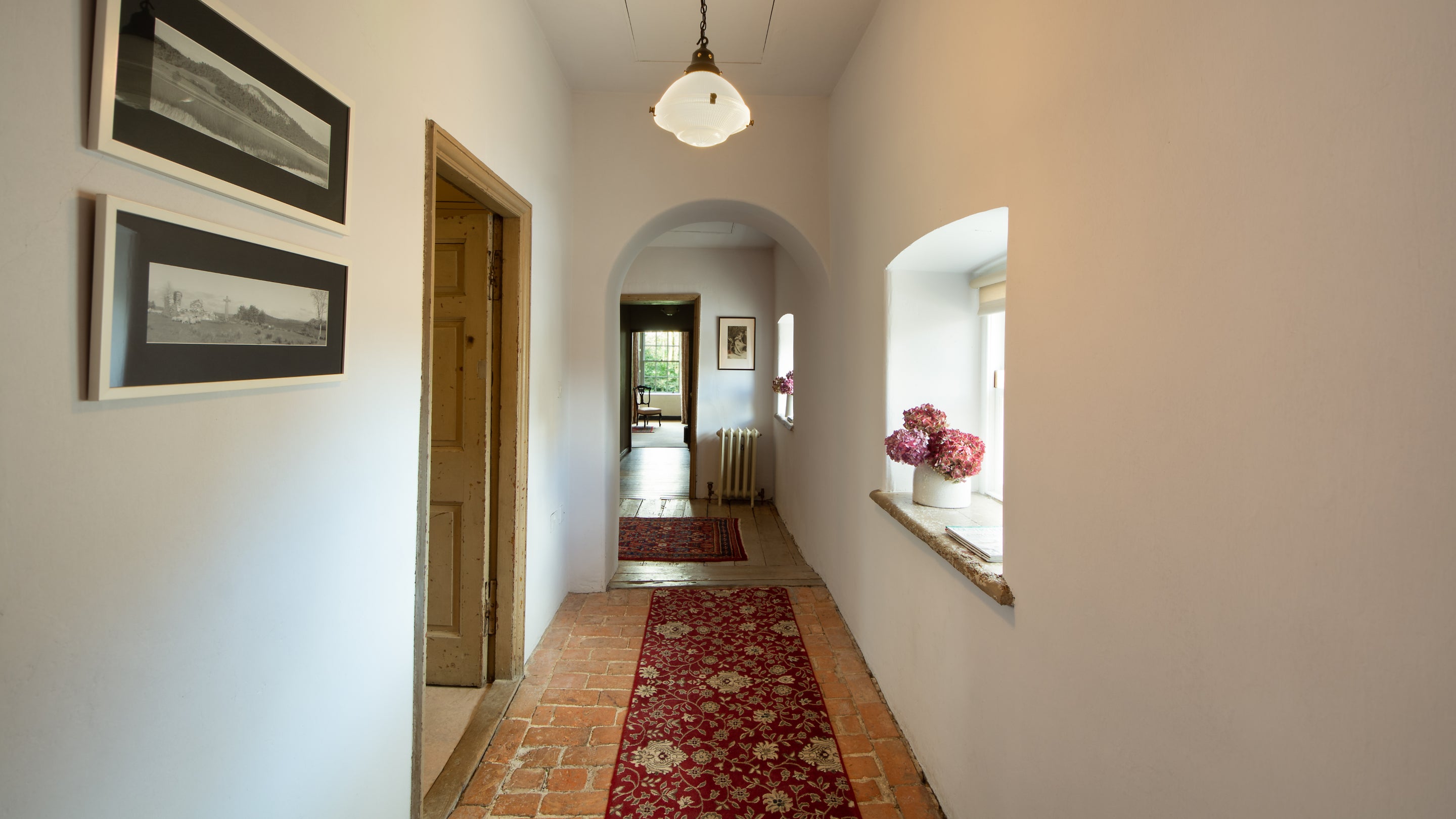 The hallway at Butler's Apartment, County Fermanagh