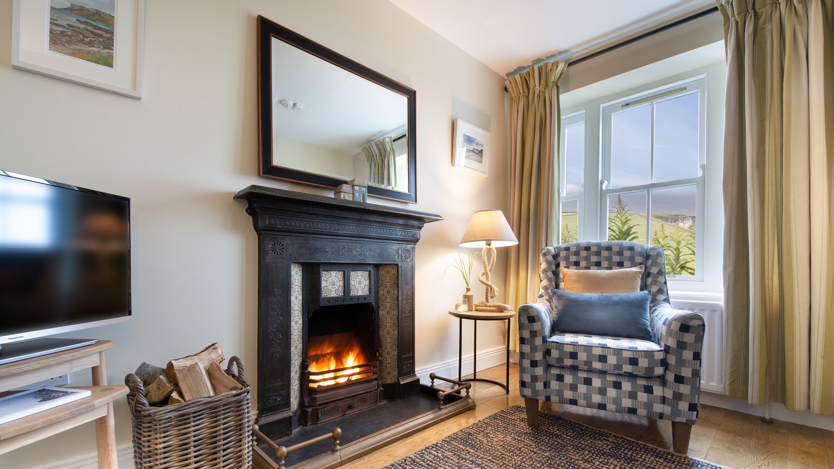 Living Room, Carrick-a-Rede Cottage, Northern Ireland